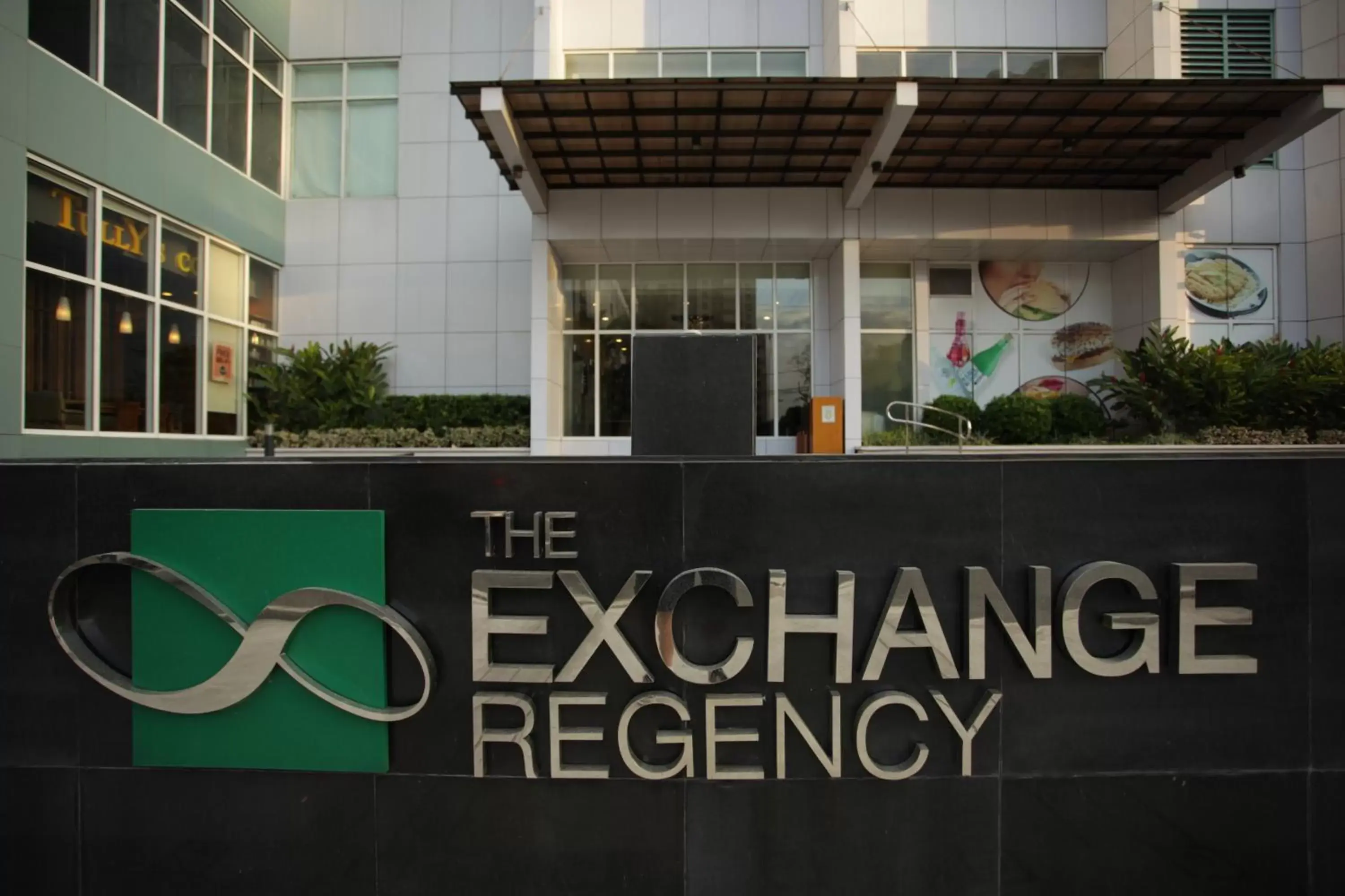 Facade/entrance in The Exchange Regency Residence Hotel Managed by HII