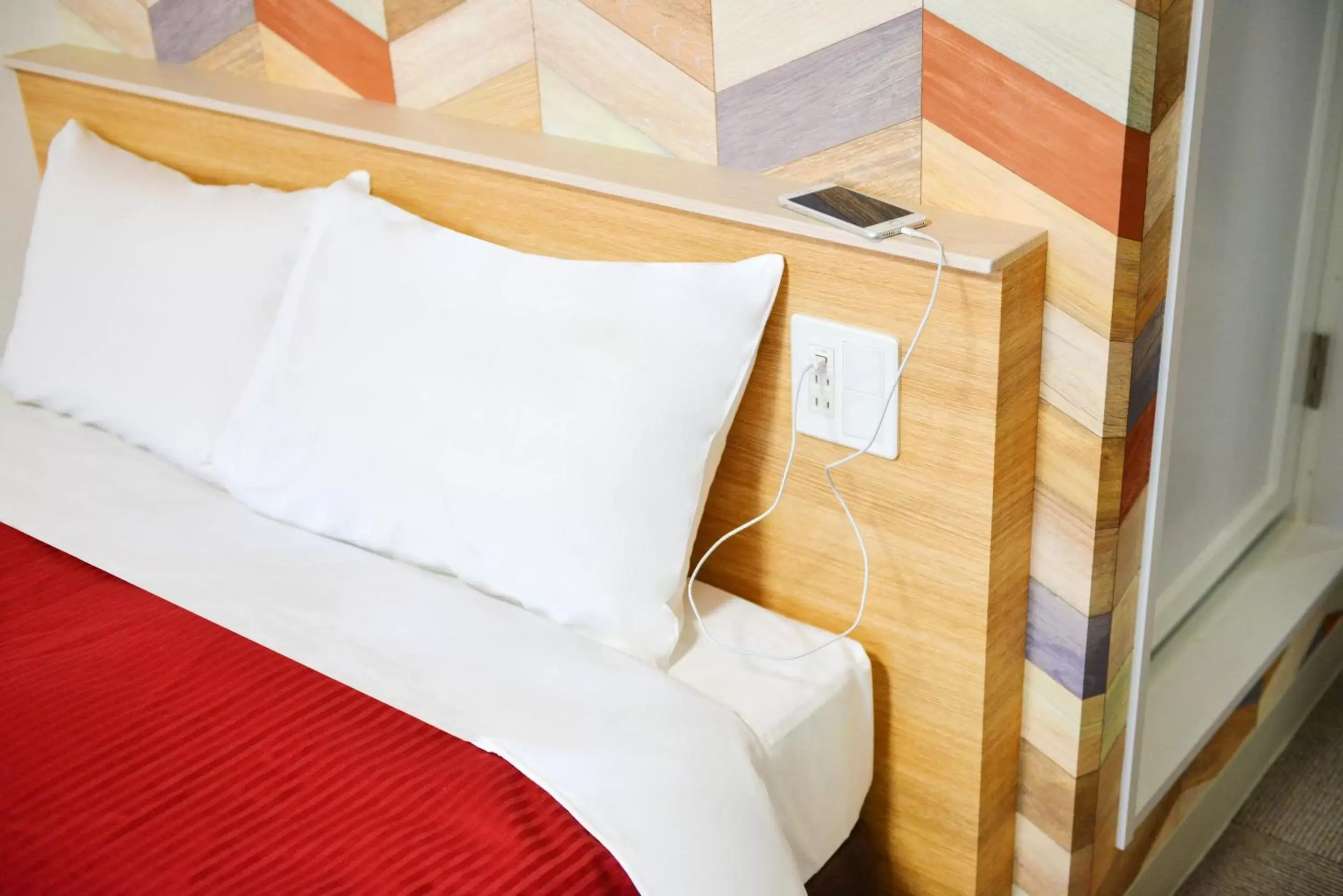 Bedroom, Bed in Hotel New Gaea Omuta Garden Bedroom, Bed in Hotel New Gaea Omuta Garden