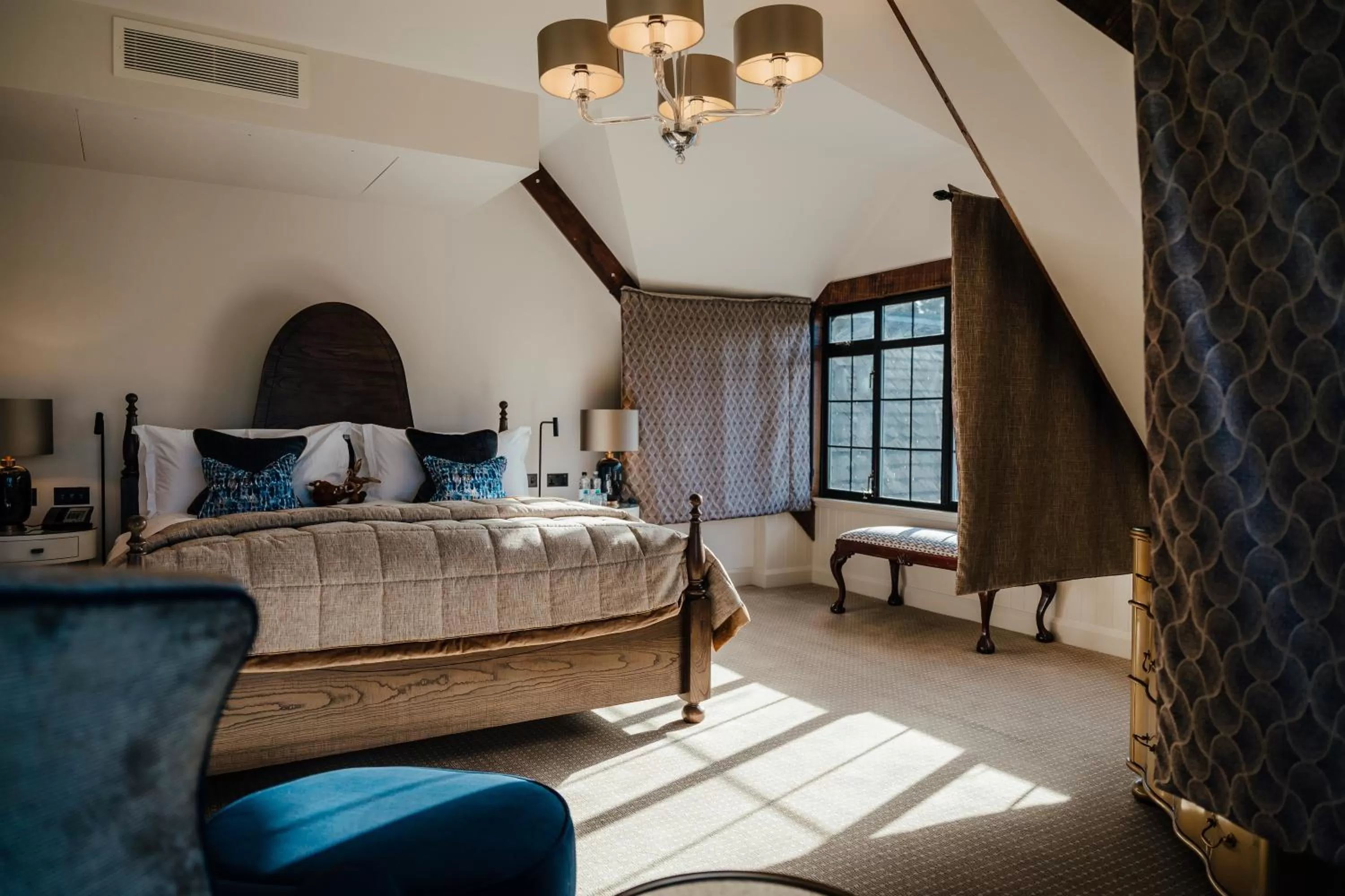 Bed in Pennyhill Park Hotel and Spa