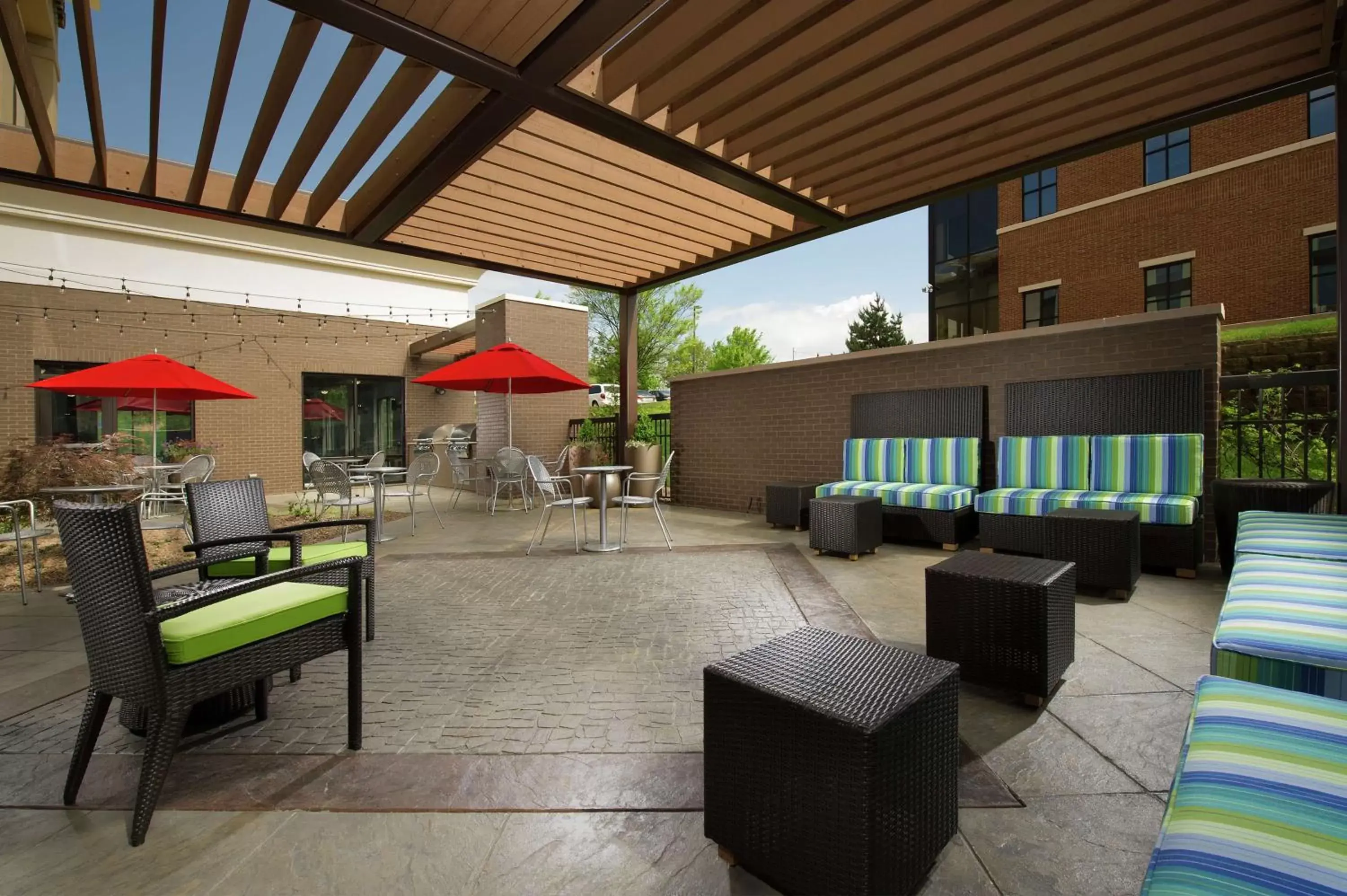 Patio in Home2 Suites by Hilton Louisville East Hurstbourne