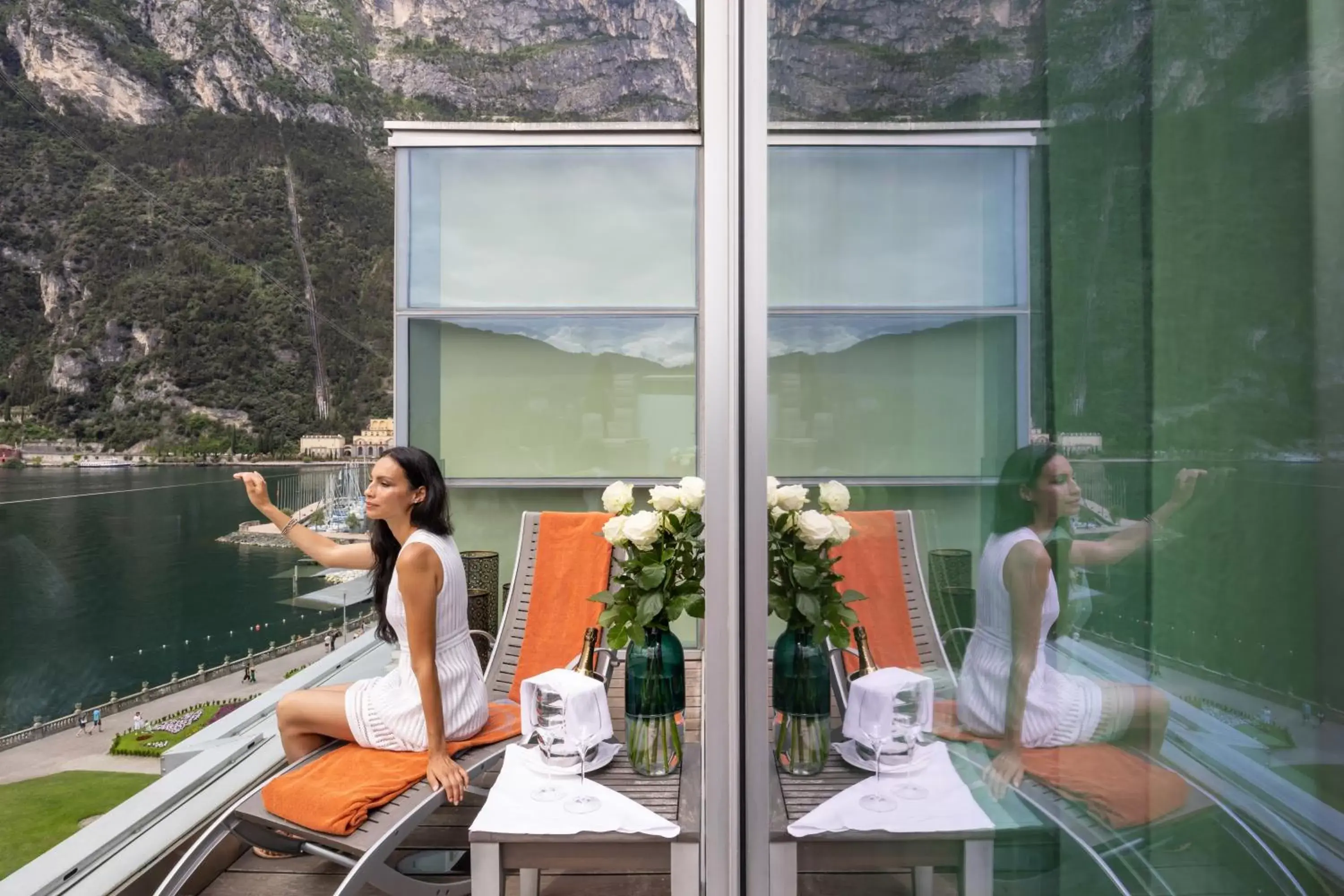 Lake view in Lido Palace - The Leading Hotels of the World Lake view in Lido Palace - The Leading Hotels of the World