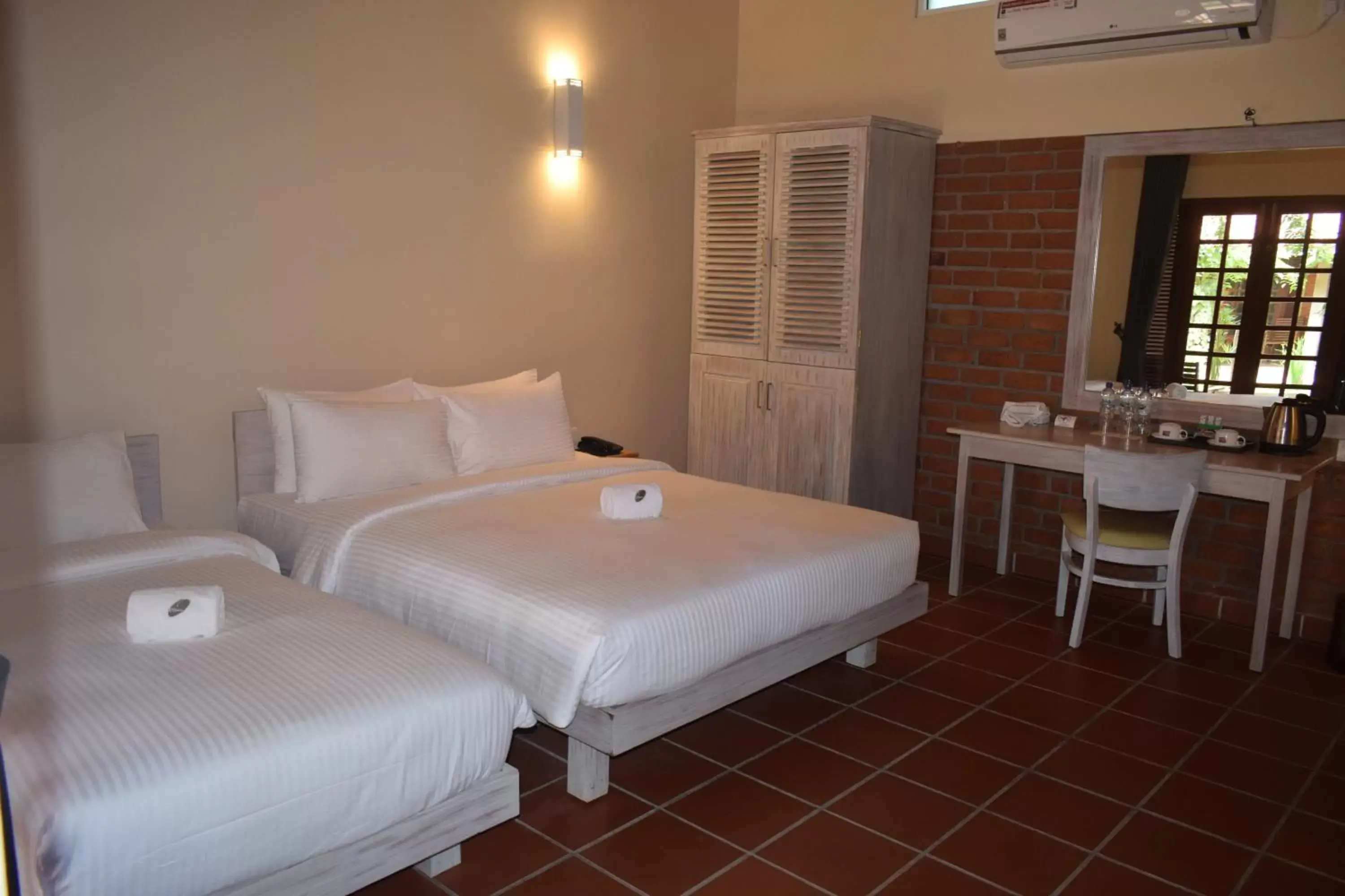 Bed in Olinia Airport Hotel Bed in Olinia Airport Hotel