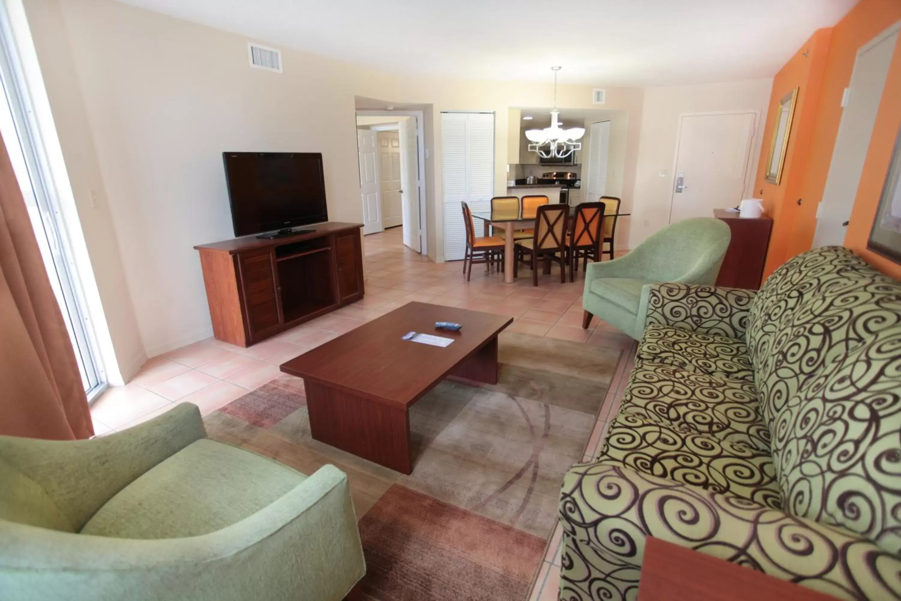 Living room, Seating Area in Vacation Village at Bonaventure