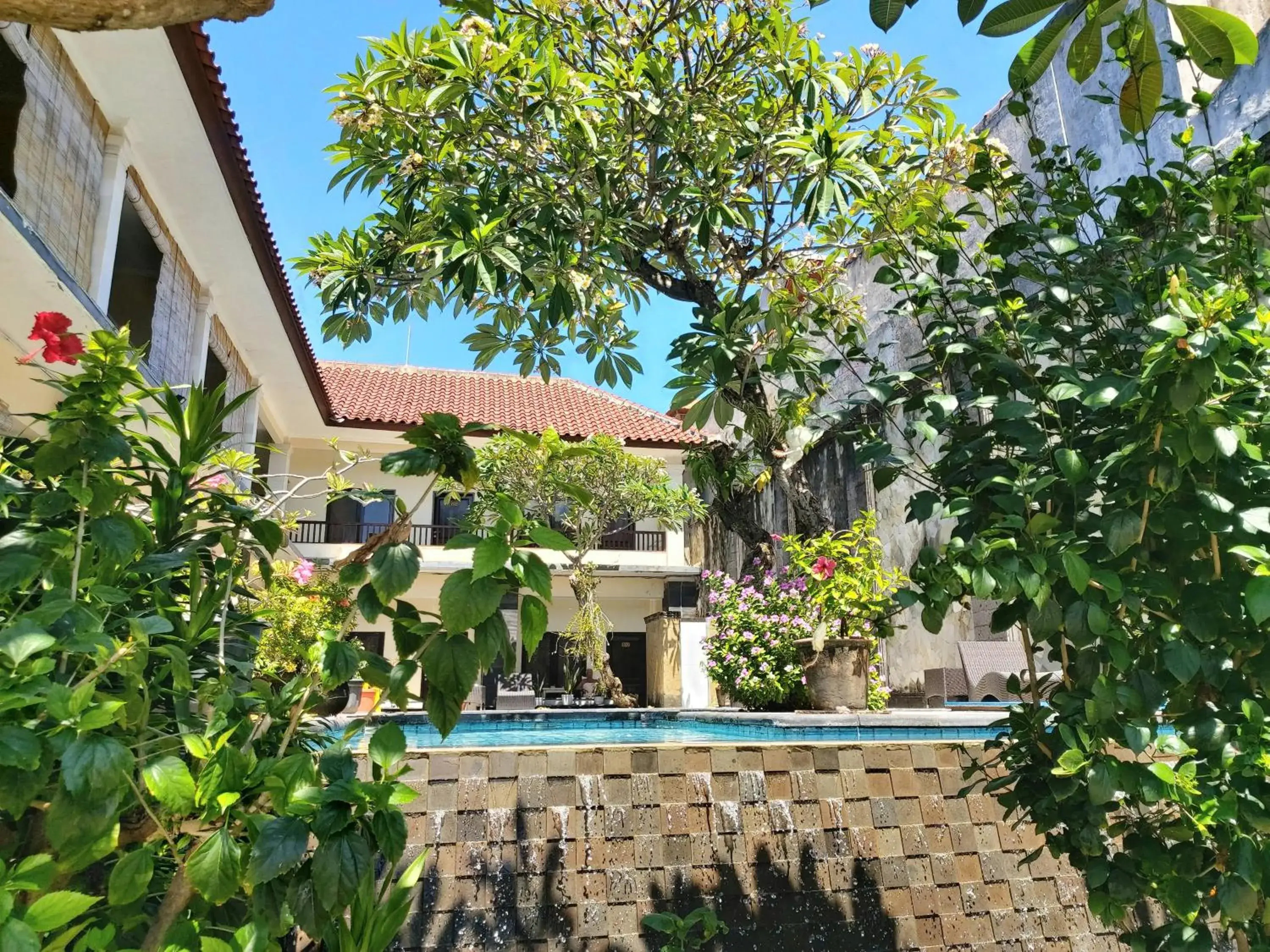 Swimming pool, Property Building in Radha Bali Hotel
