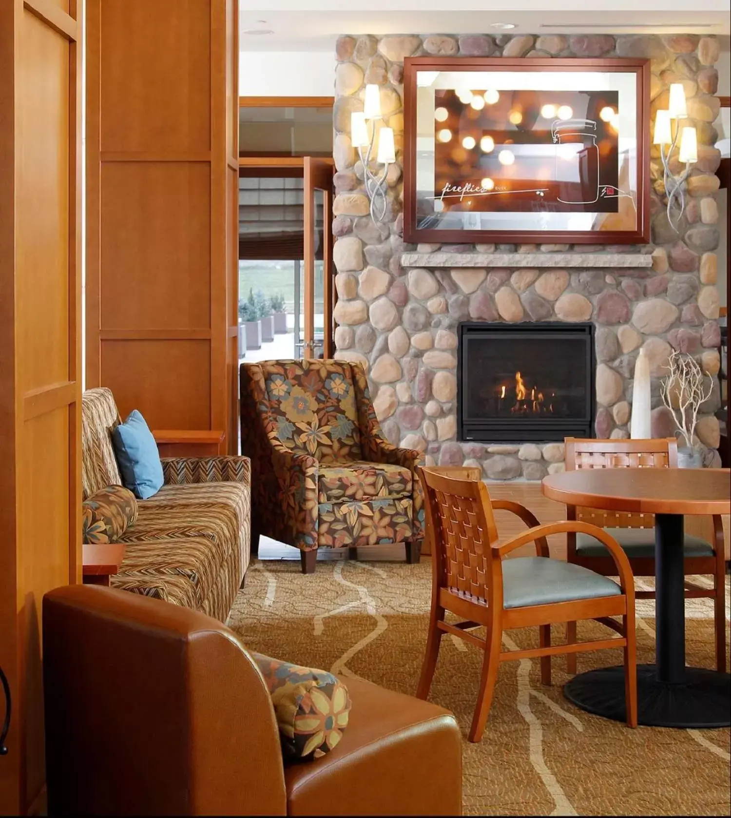 Lobby or reception, Seating Area in Hilton Garden Inn Cedar Falls Conference Center