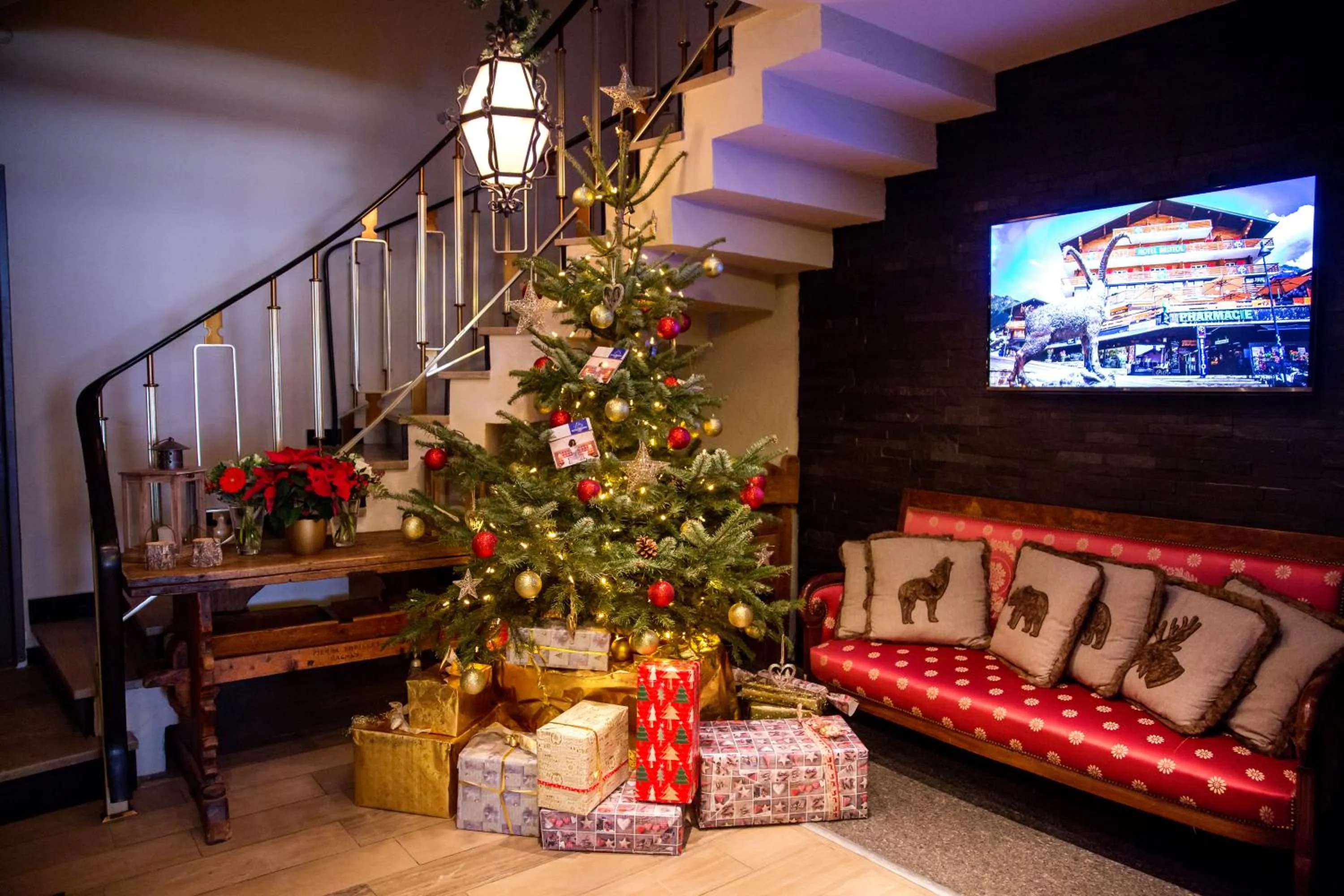 Living room in Hotel Bristol Verbier