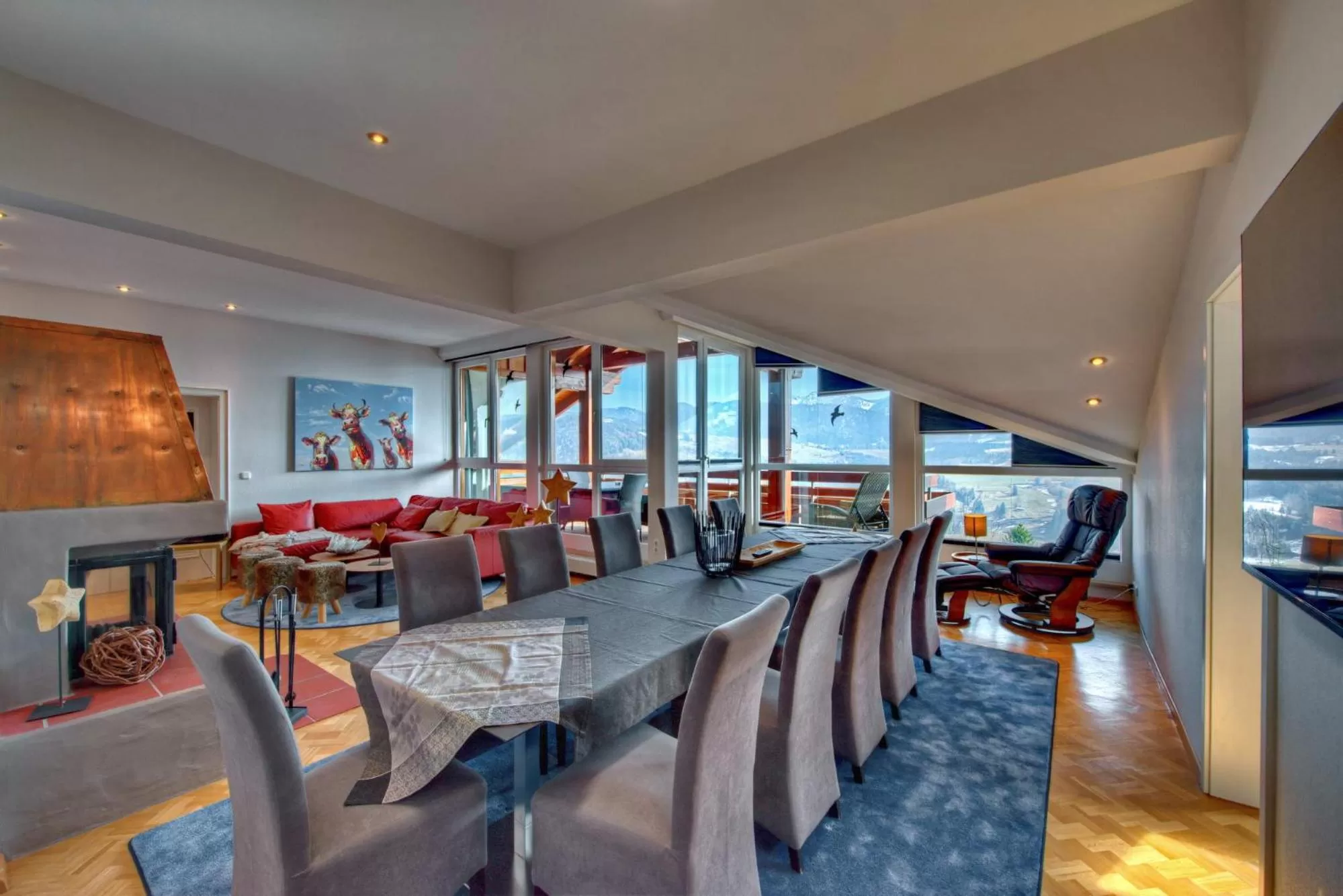 Seating area in Allgäuer Panoramahotel