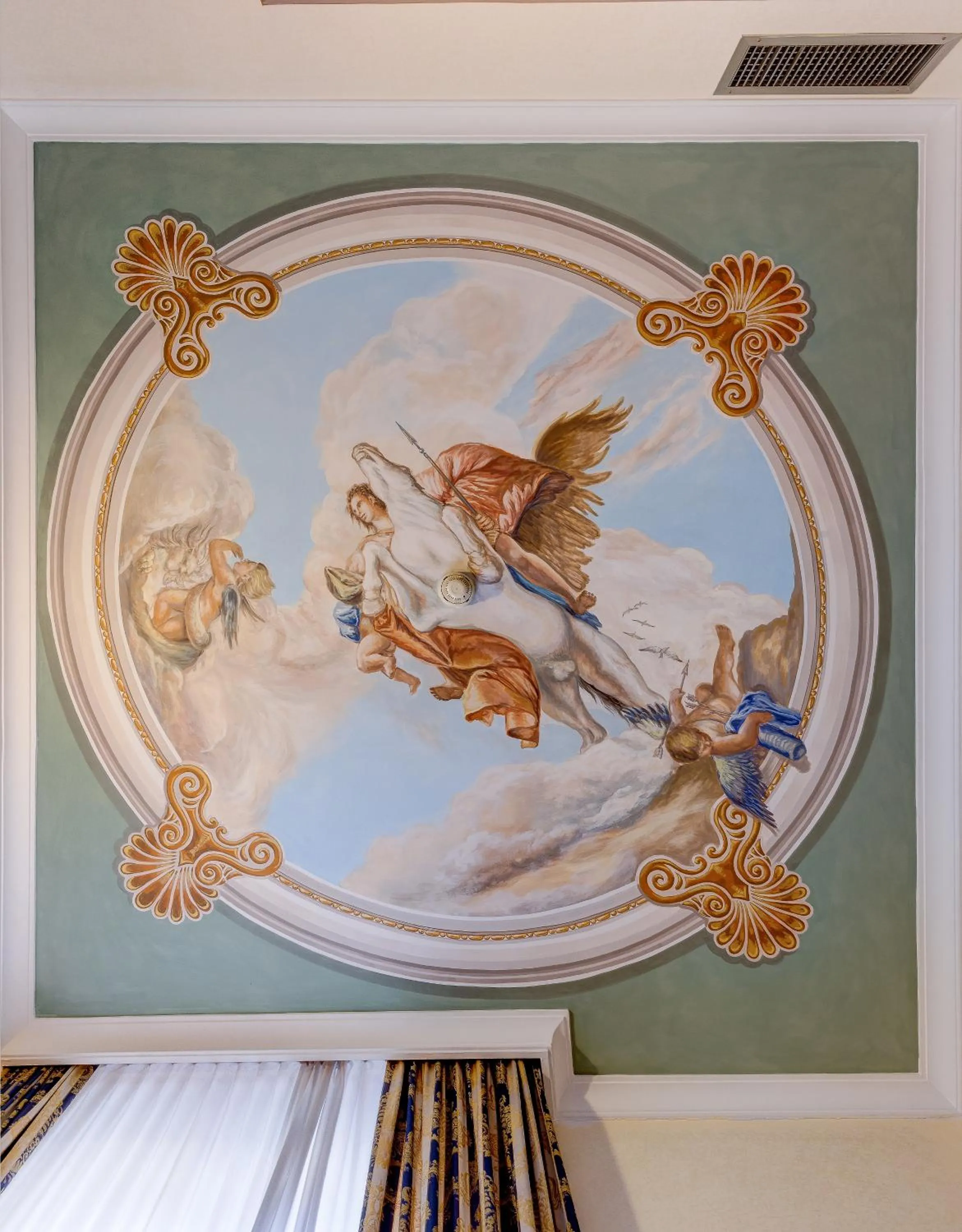 Decorative detail in Hotel Amalfi