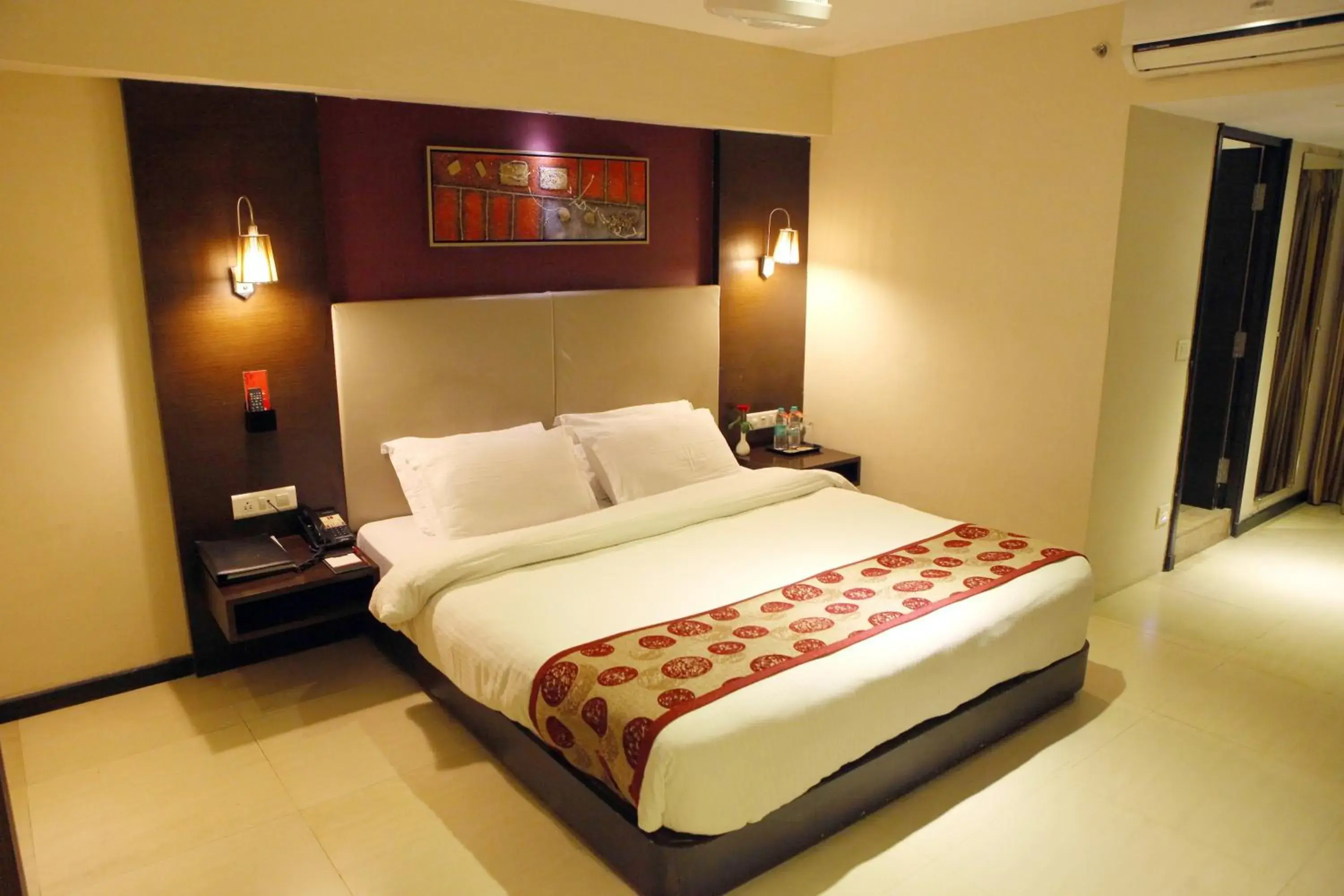 Bedroom, Bed in Lords Plaza Surat