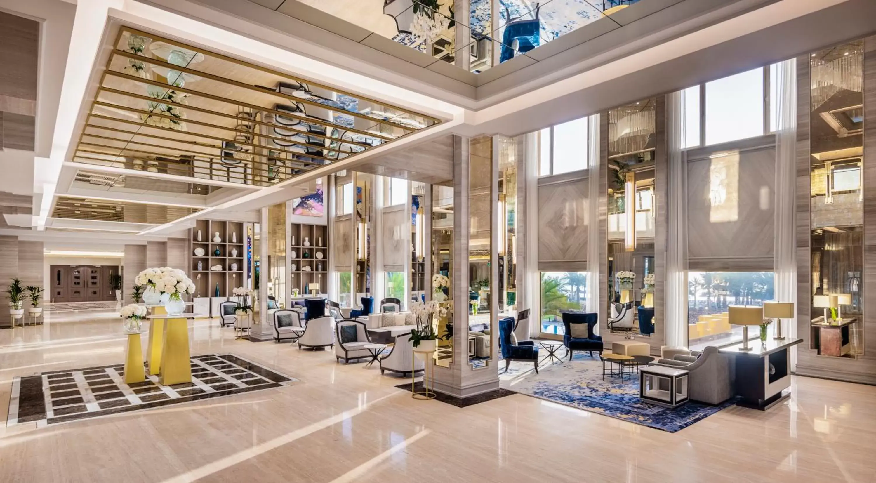 Lobby or reception in InterContinental Doha Beach & Spa, an IHG Hotel