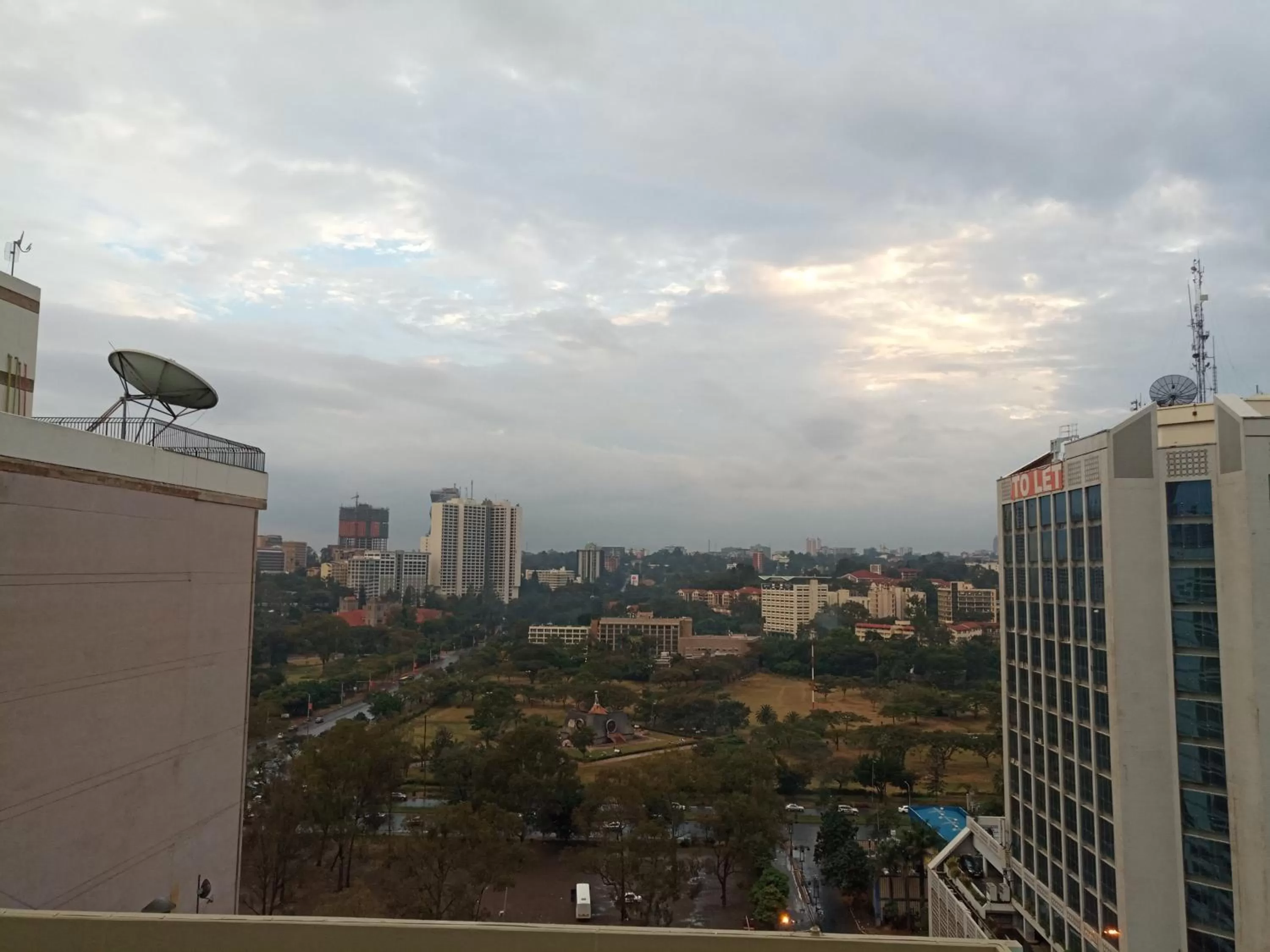 City view in Chester Hotel and Suites Nairobi, City Centre CBD