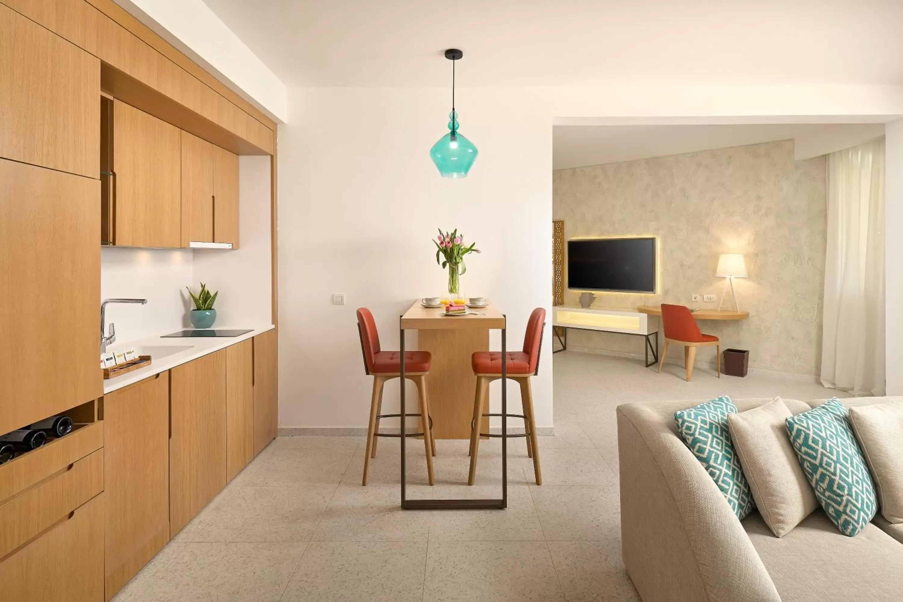 Kitchen or kitchenette, Dining Area in The Chedi Luštica Bay