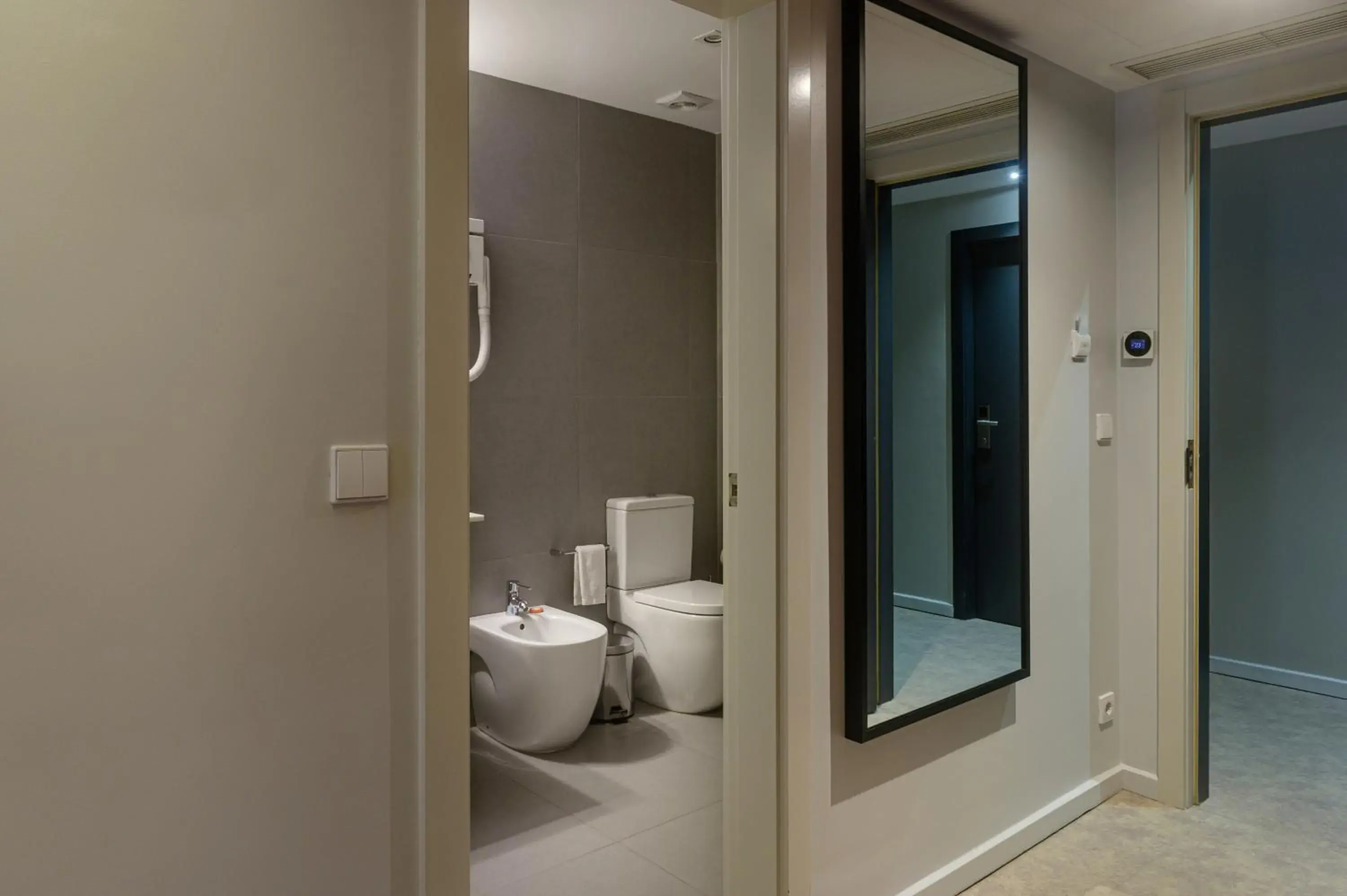 Shower, Bathroom in Hotel Torre Mar