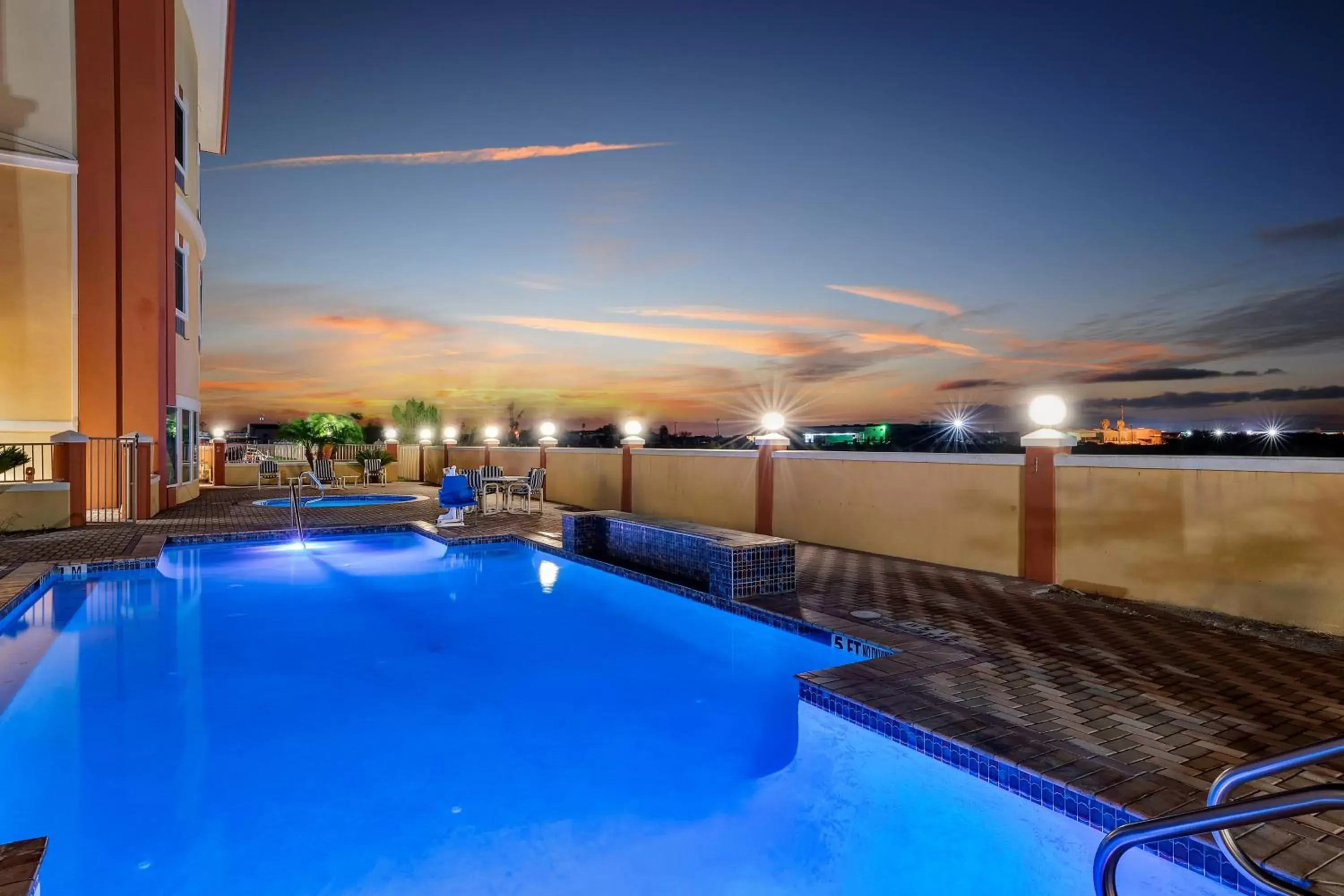 Pool view, Swimming Pool in Super 8 by Wyndham Hidalgo at La Plaza Mall & Mcallen Airport