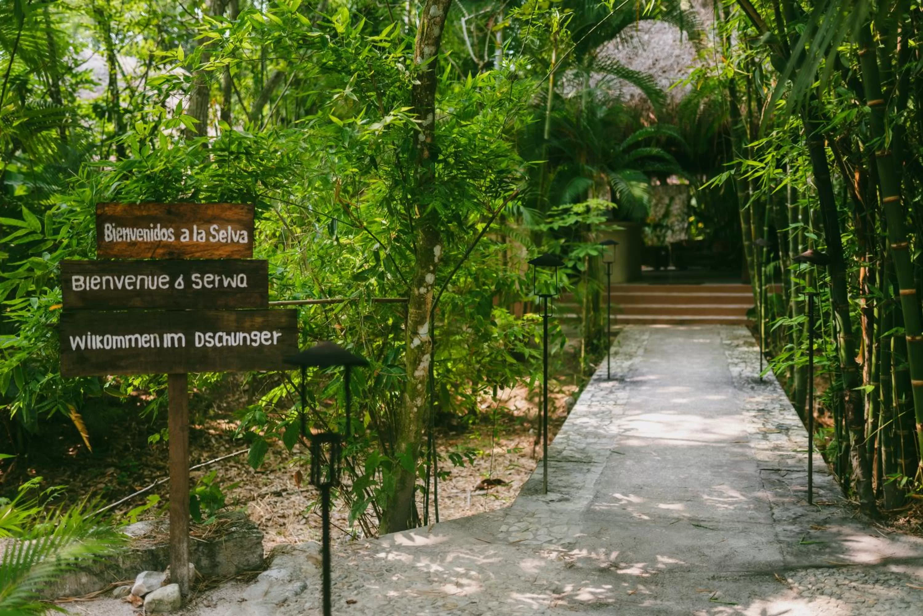 Facade/entrance in Piedra de Agua Palenque