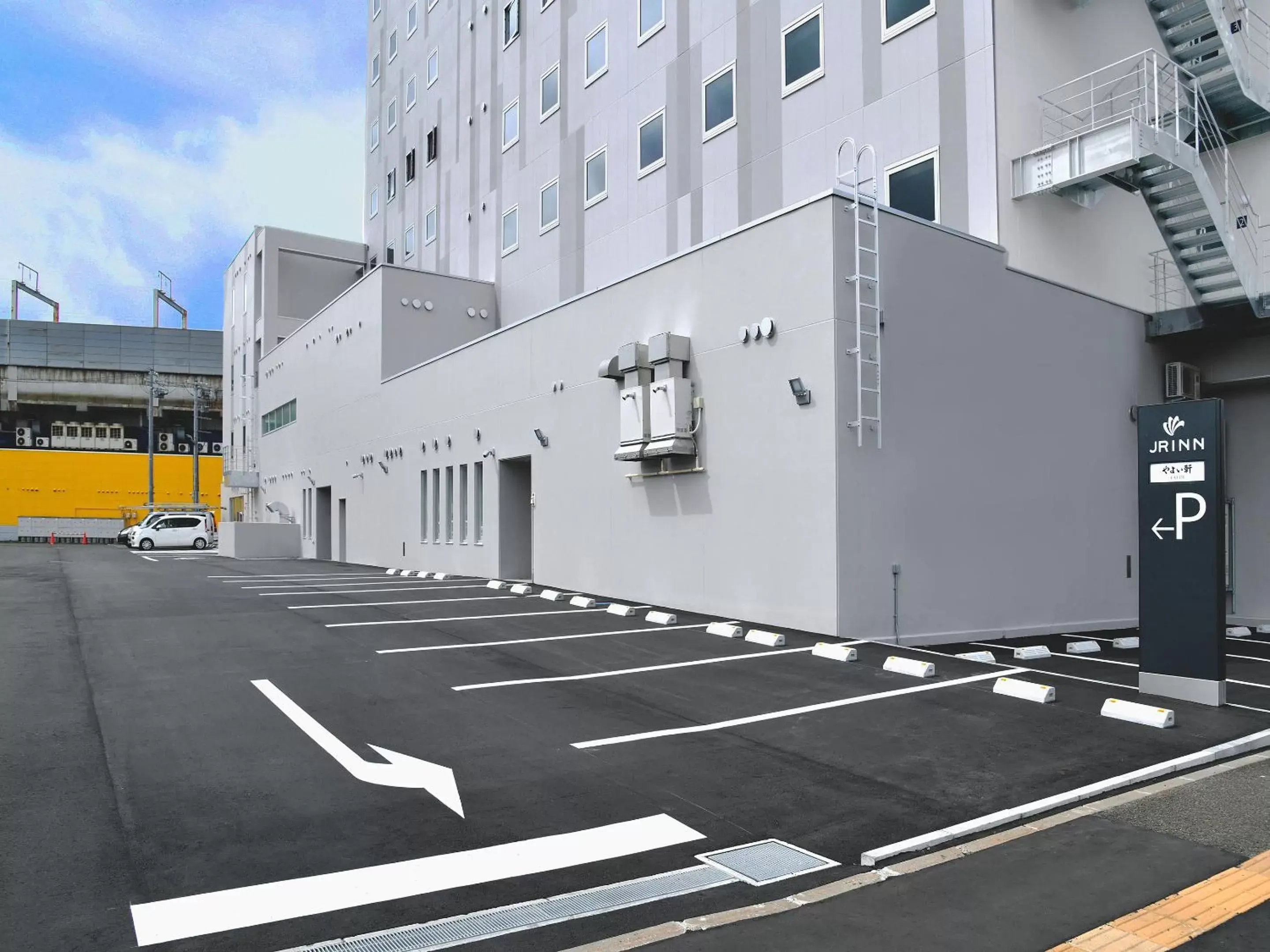 Parking, Property Building in JR Inn Chitose