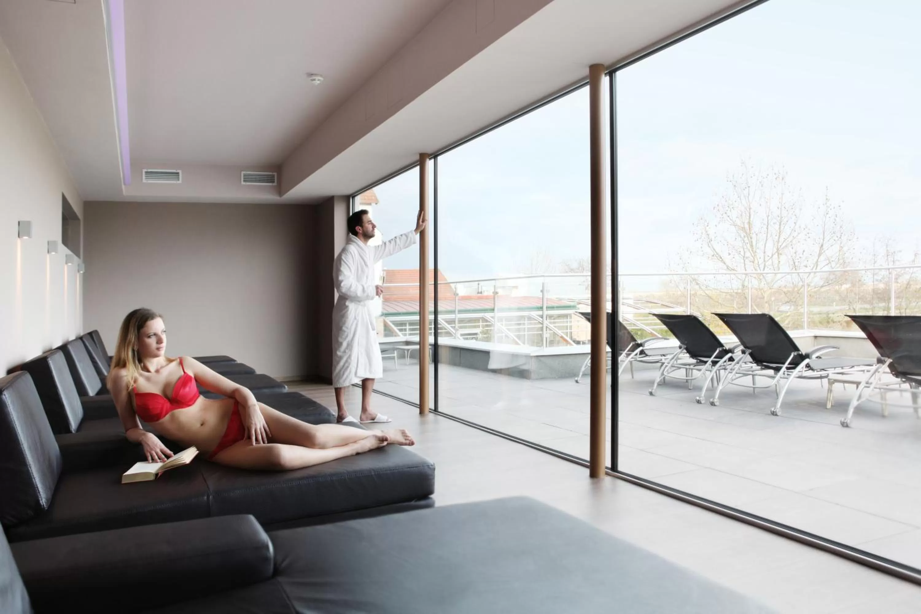 Spa and wellness centre/facilities in Hotel Nationalpark