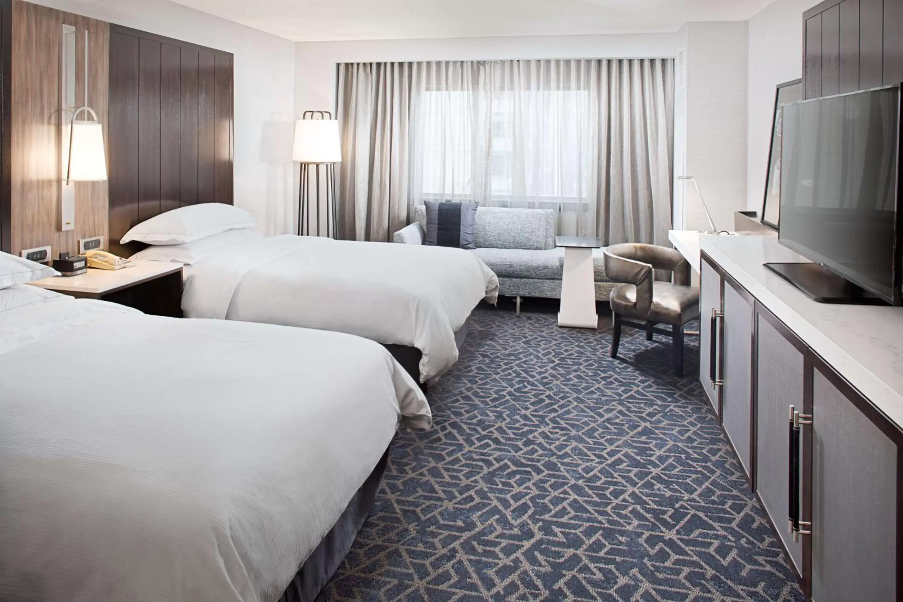 Bedroom, Bed in Hilton Boston Back Bay