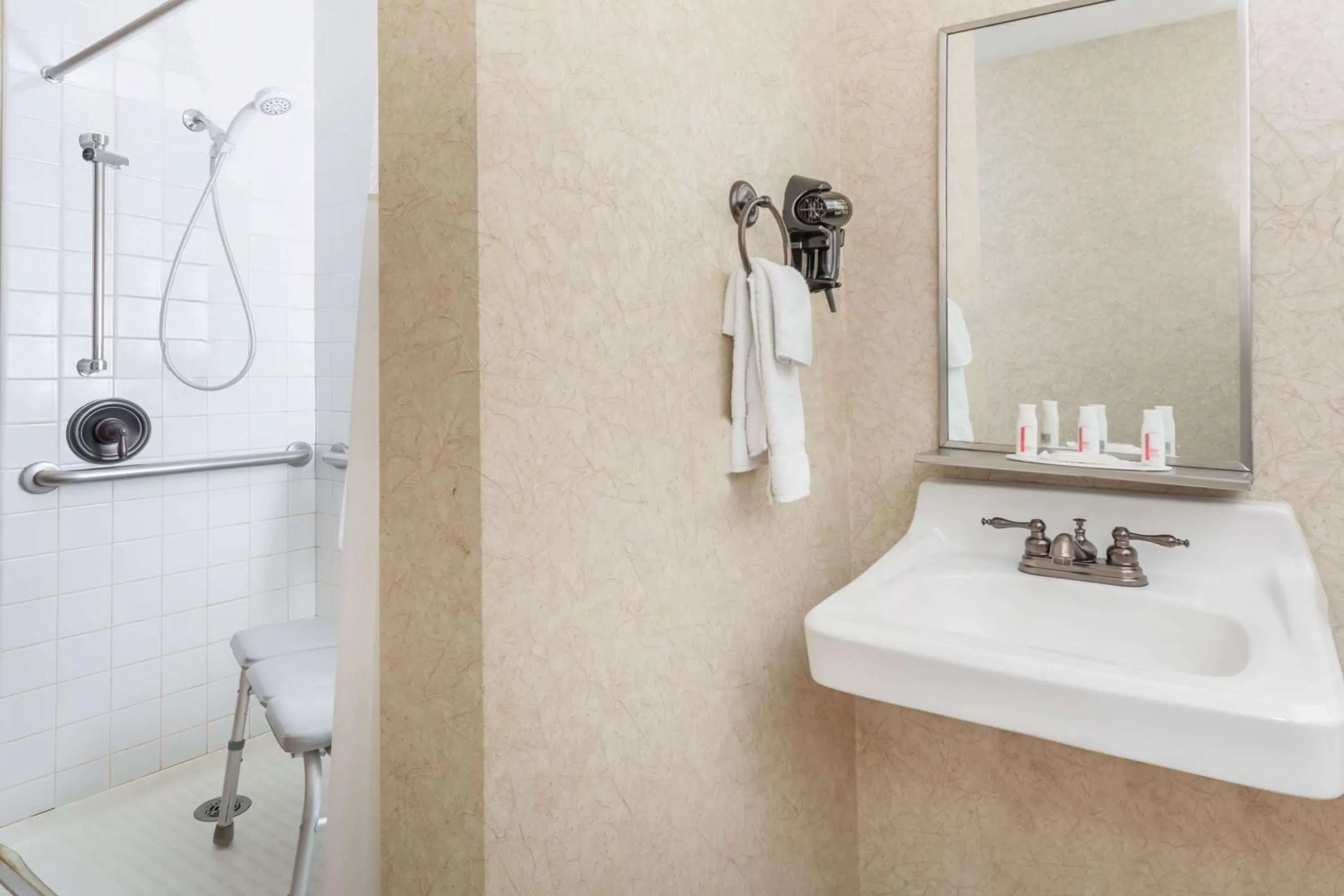 Shower in Ramada by Wyndham Frisco