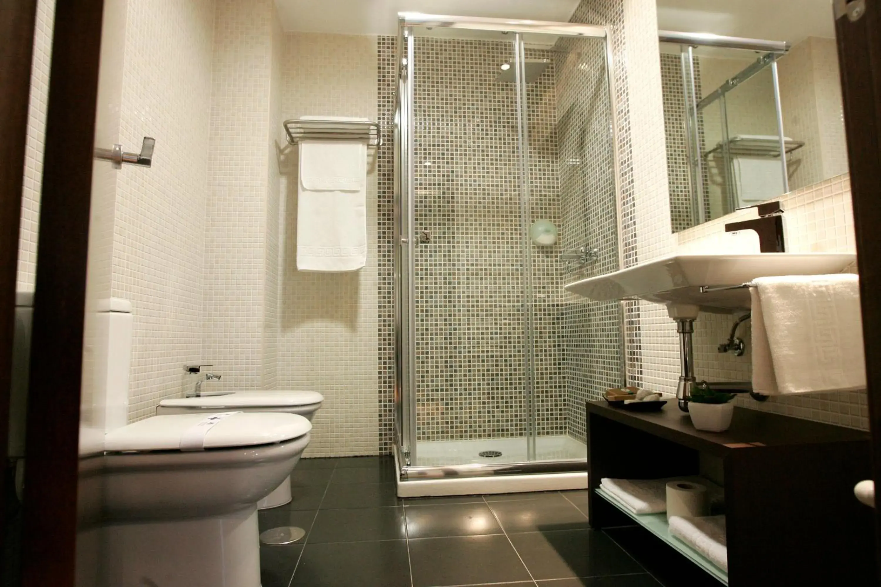 Toilet, Bathroom in Hotel la Bastida