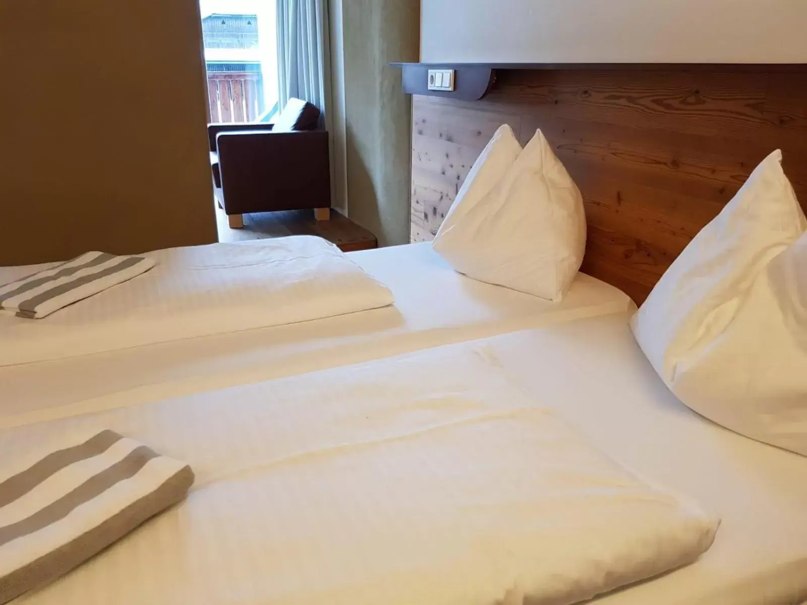 Bed in Hotel Hinteregger