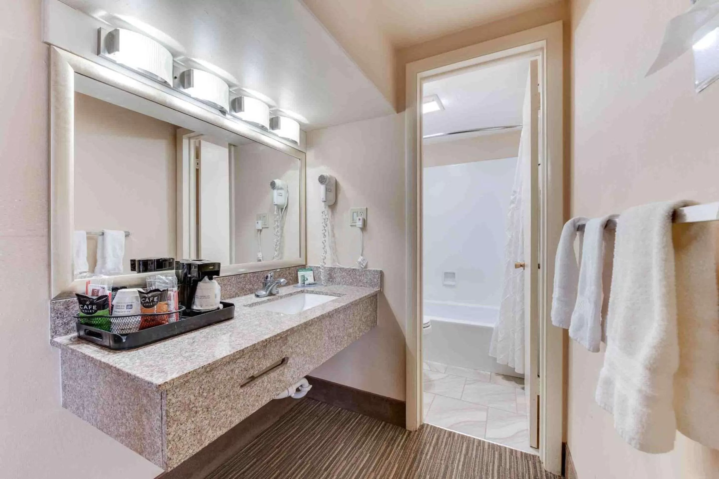 Bathroom in Best Western Movie Manor