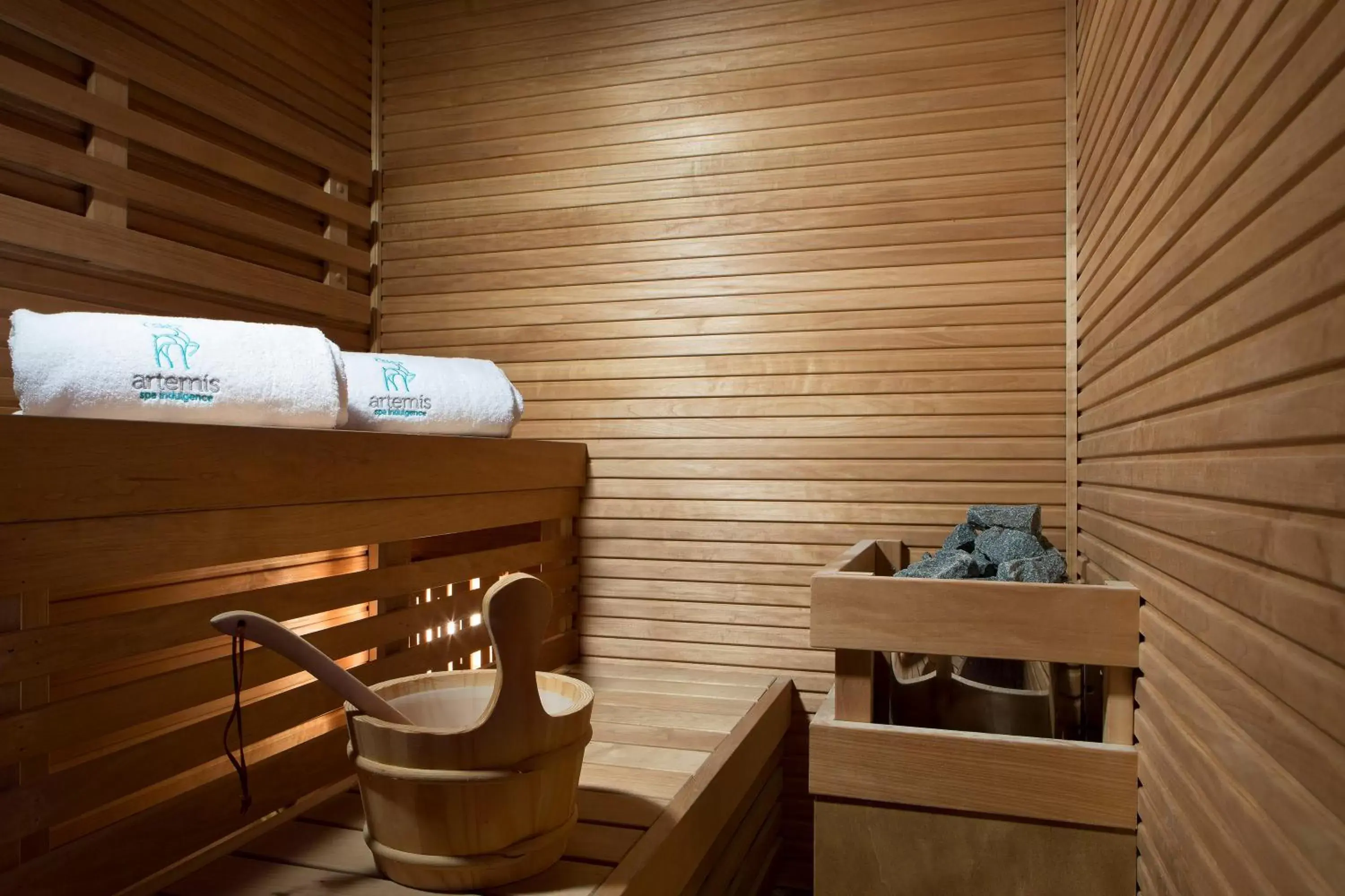 Sauna, Restaurant/Places to Eat in Hotel Artemide