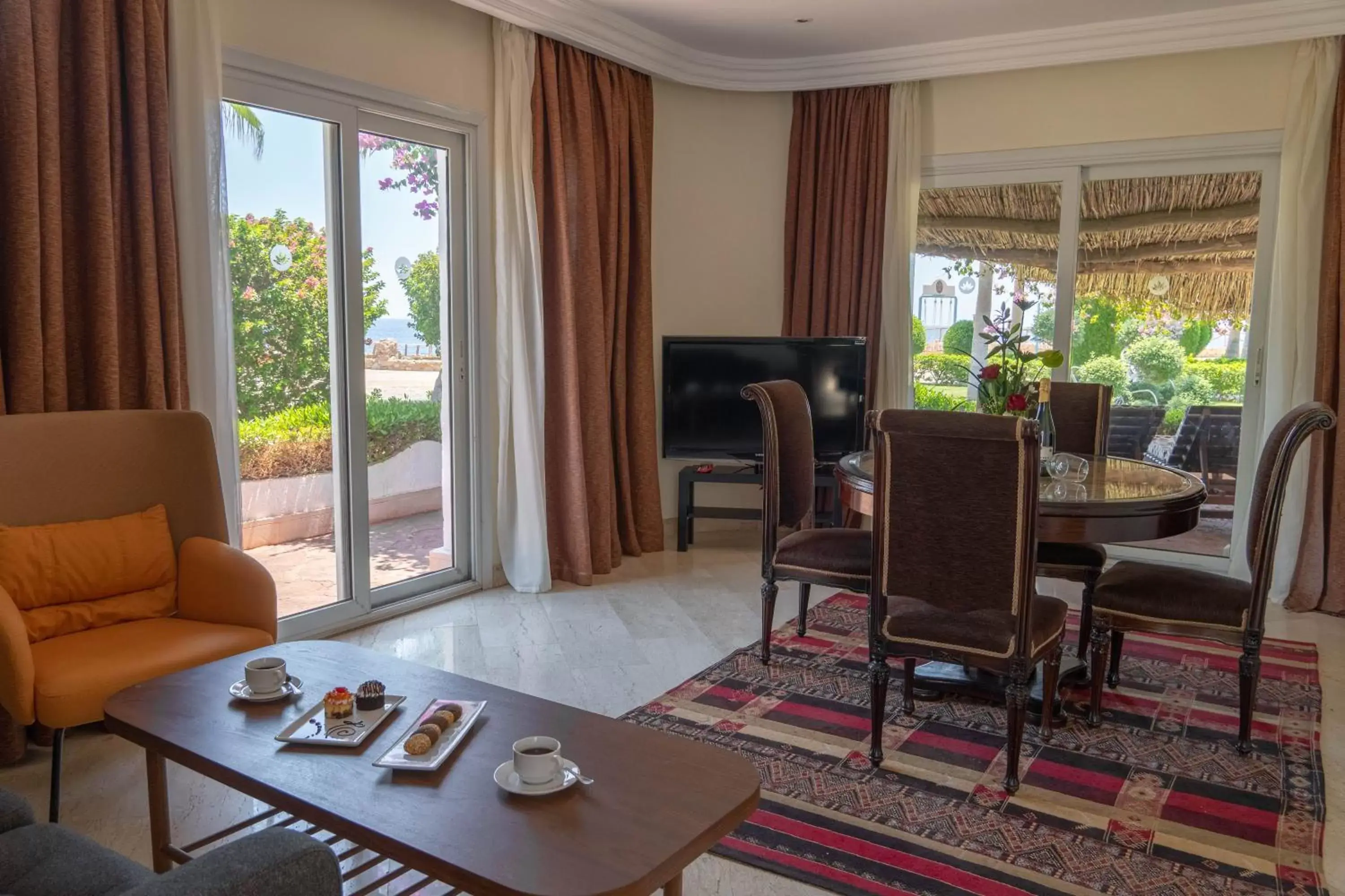 Seating Area in Sharm Club Beach Resort