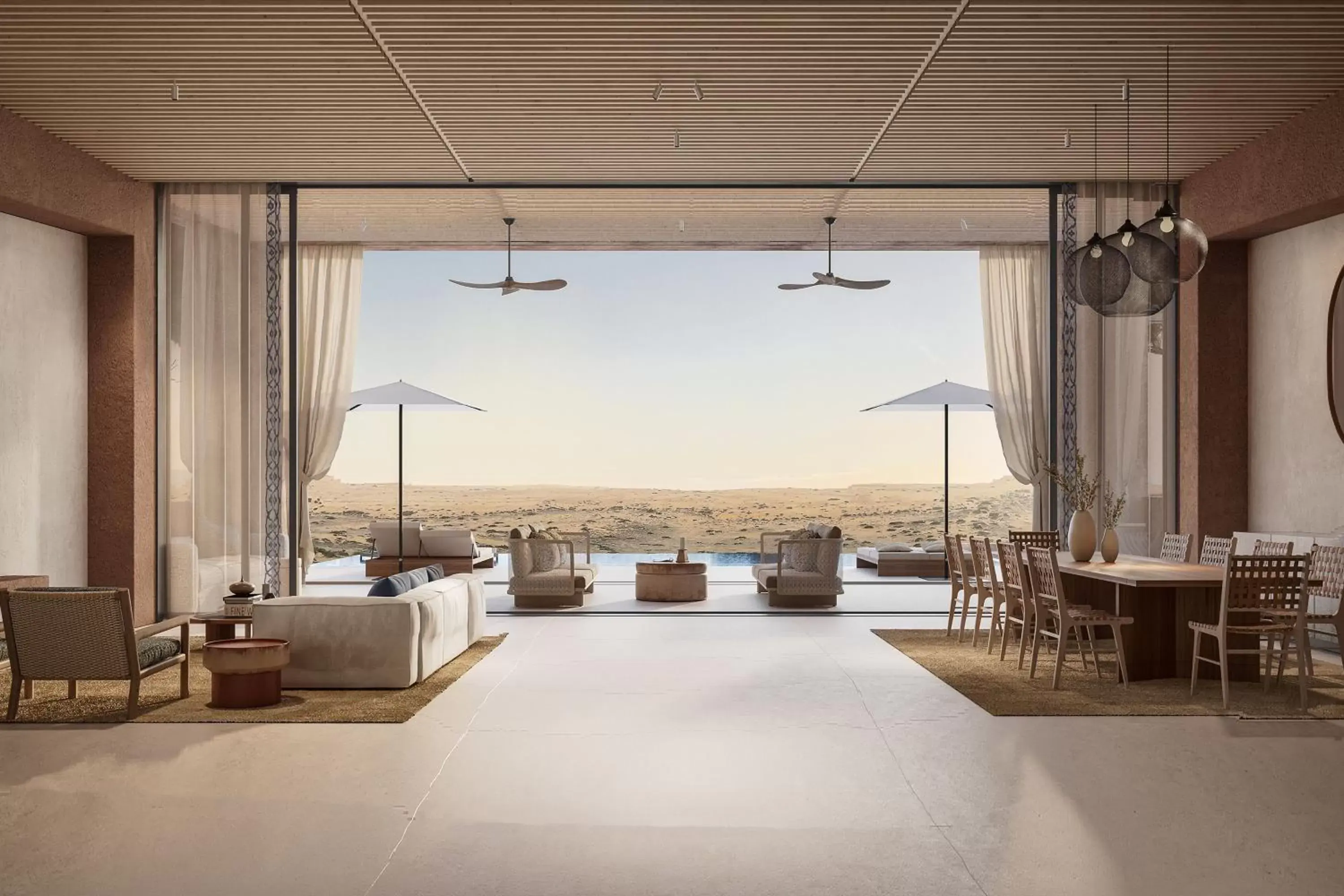 Living room in The Ritz-Carlton Ras Al Khaimah, Al Wadi Desert