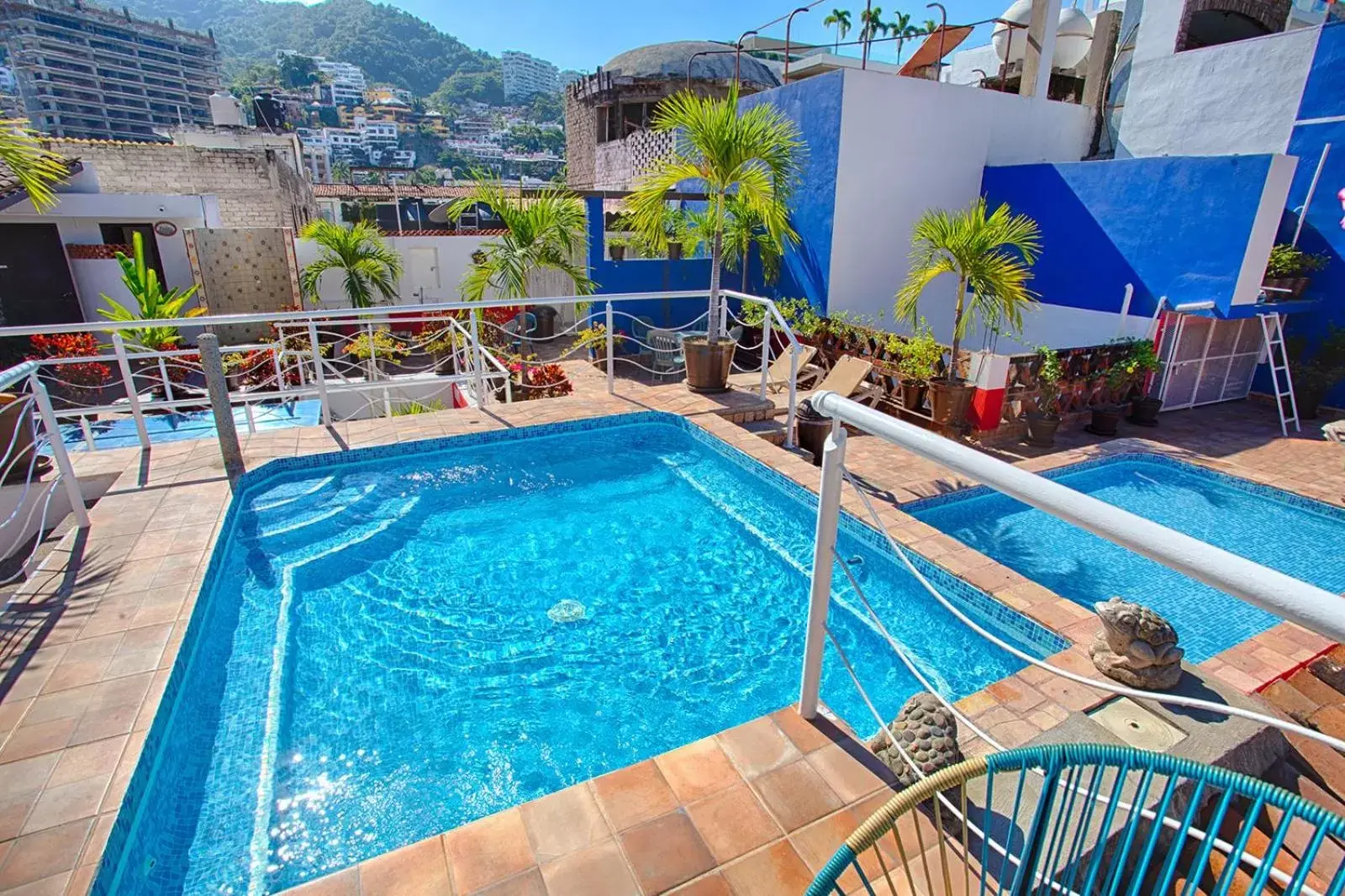 Swimming Pool in La Iguana Vallarta LGBT - Romantic Zone - Party Clubbing Street