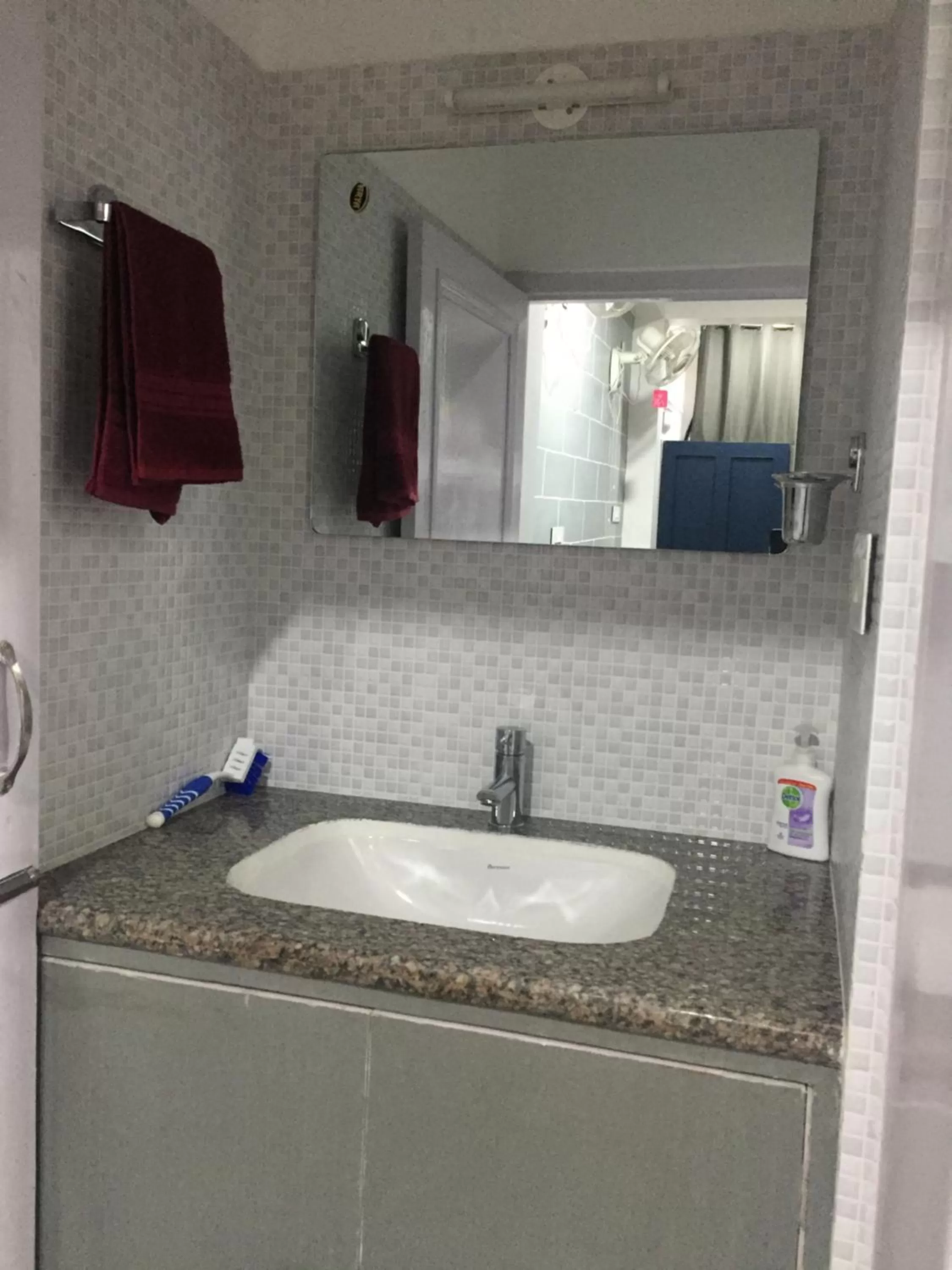 Bathroom in Sleepy Sam -The Traveller’s Hostel