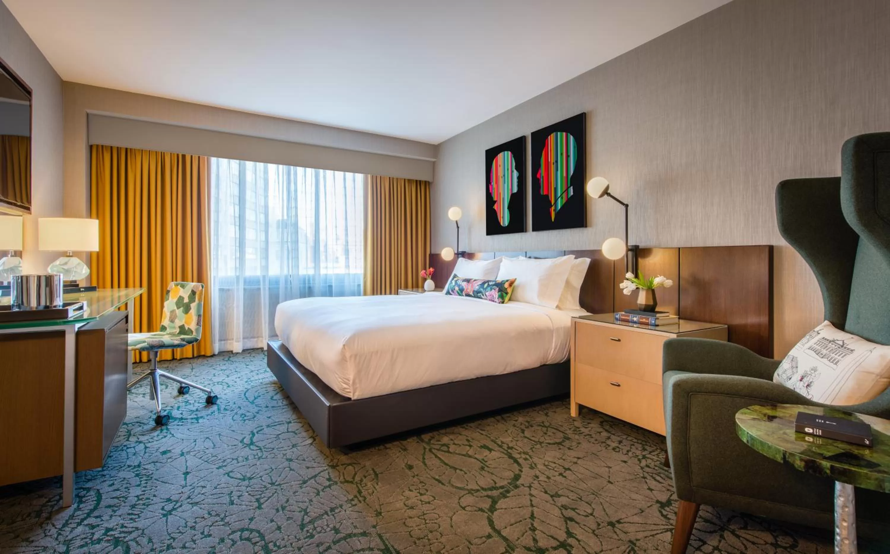 Photo of the whole room, Bed in The Darcy Hotel, Washington DC