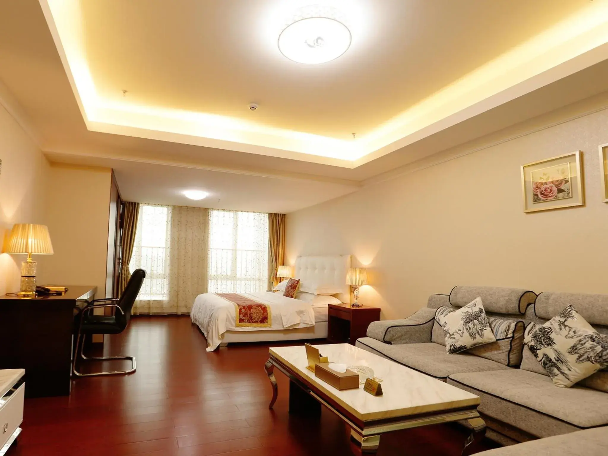 Living room, Seating Area in Guangzhou Pengman Apartment Zhengjia Huanshi Branch