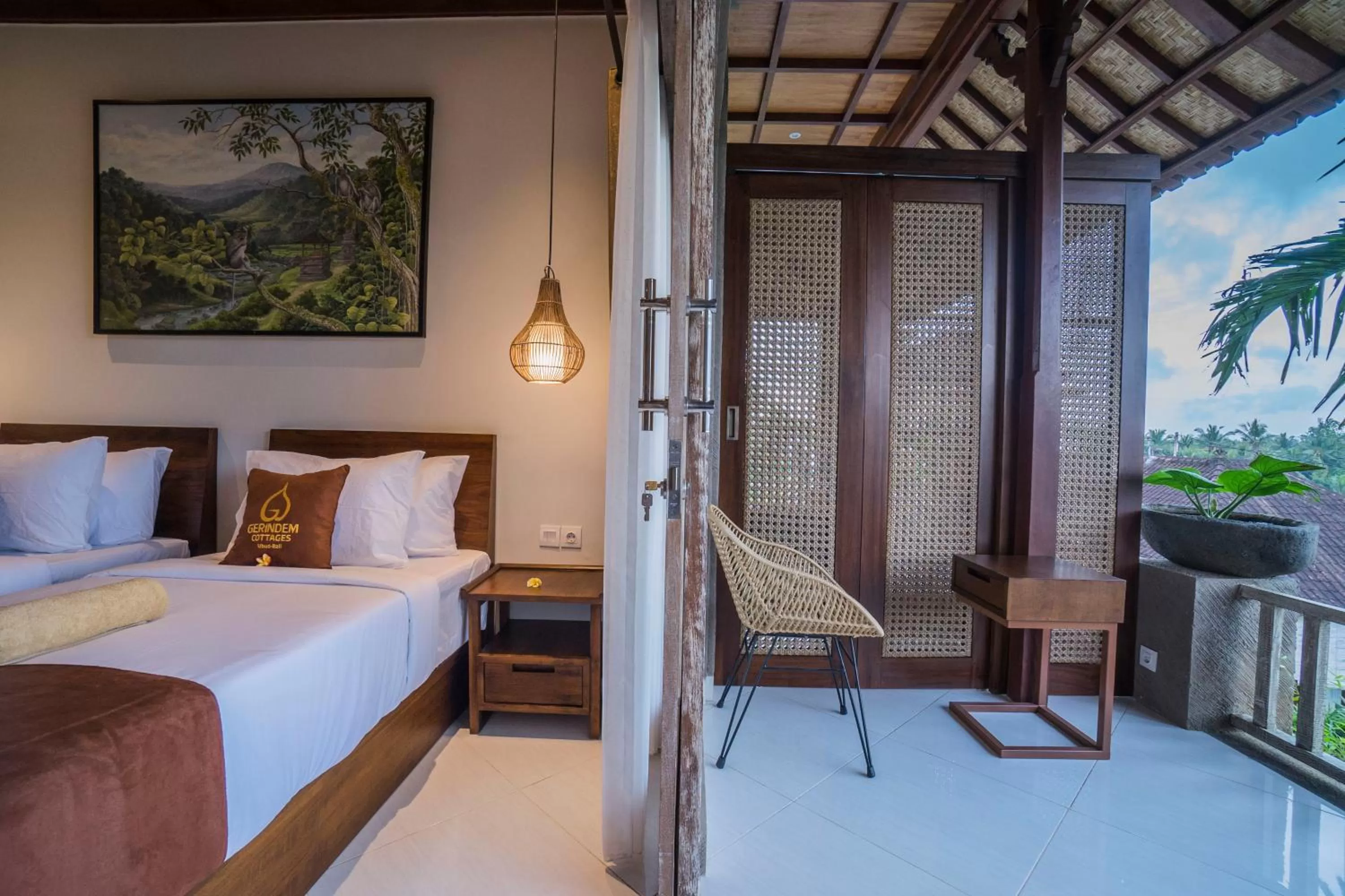 Photo of the whole room, Bed in Gerindem Cottages