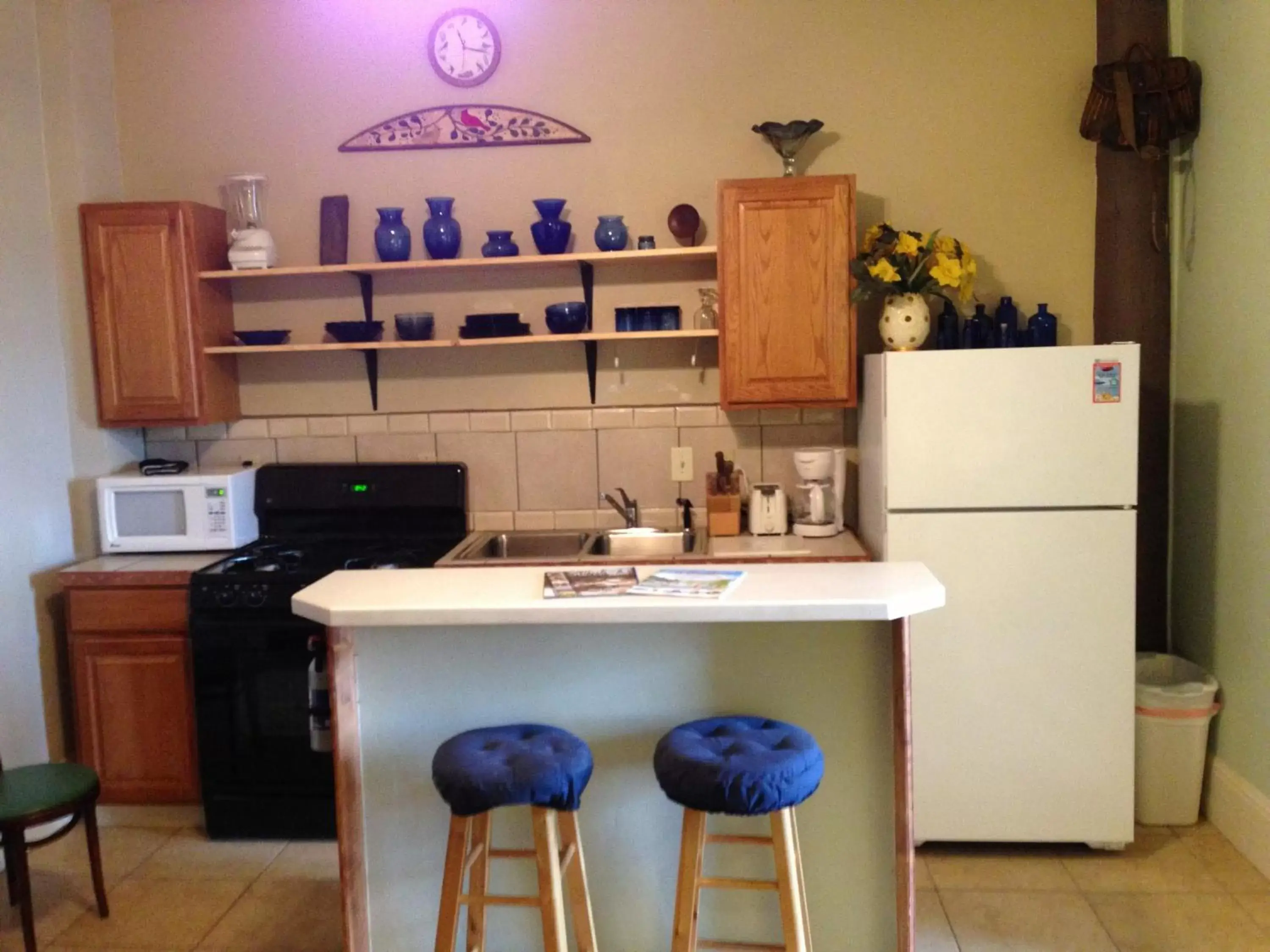 Kitchen/Kitchenette in Steam Train Hotel