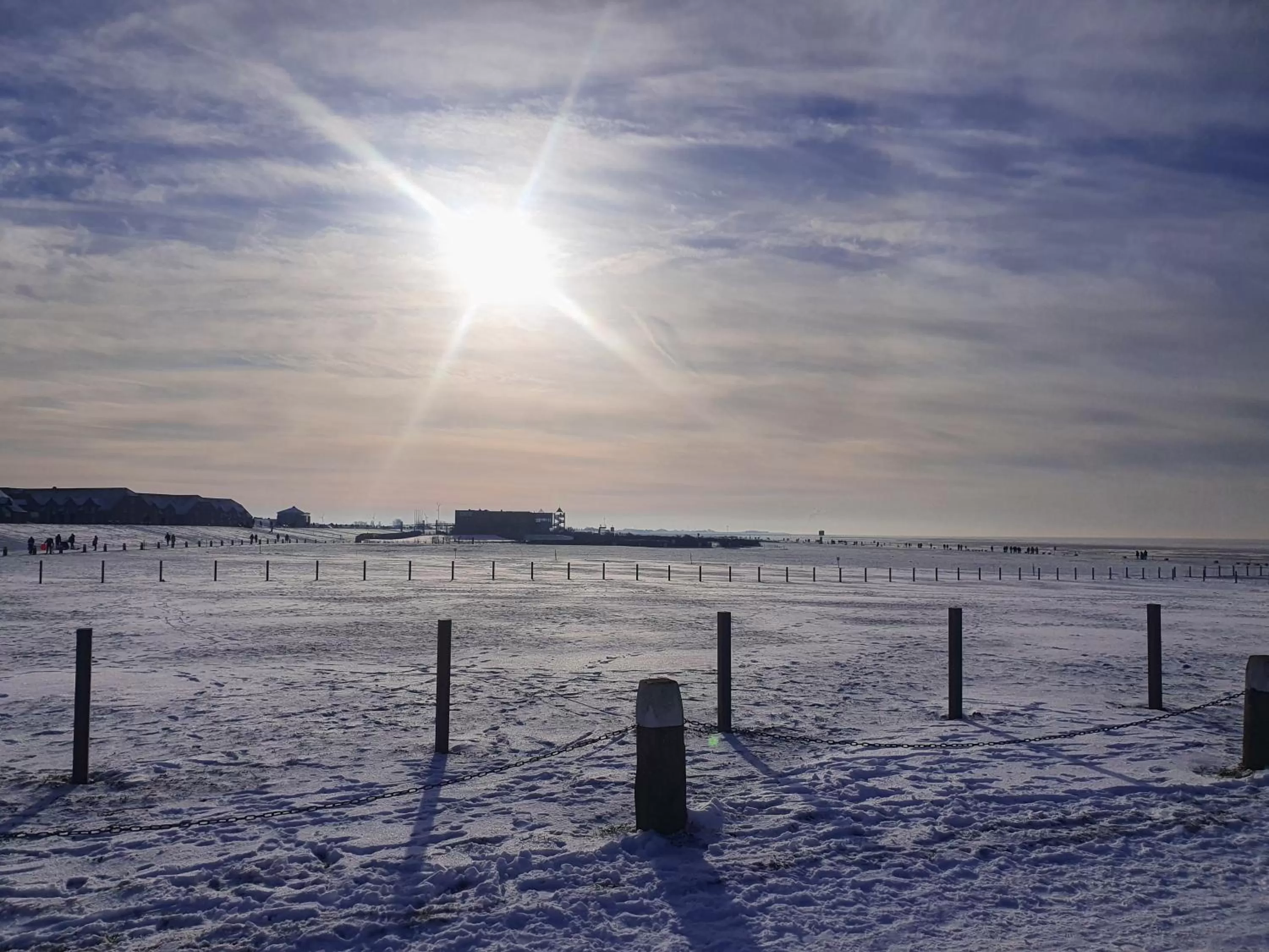 Winter in Hotel Pension Am Hafen