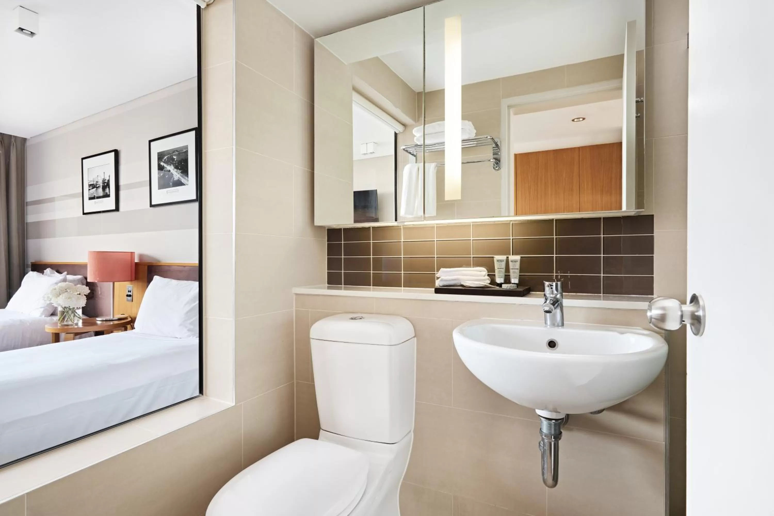 Toilet, Bed in View Sydney