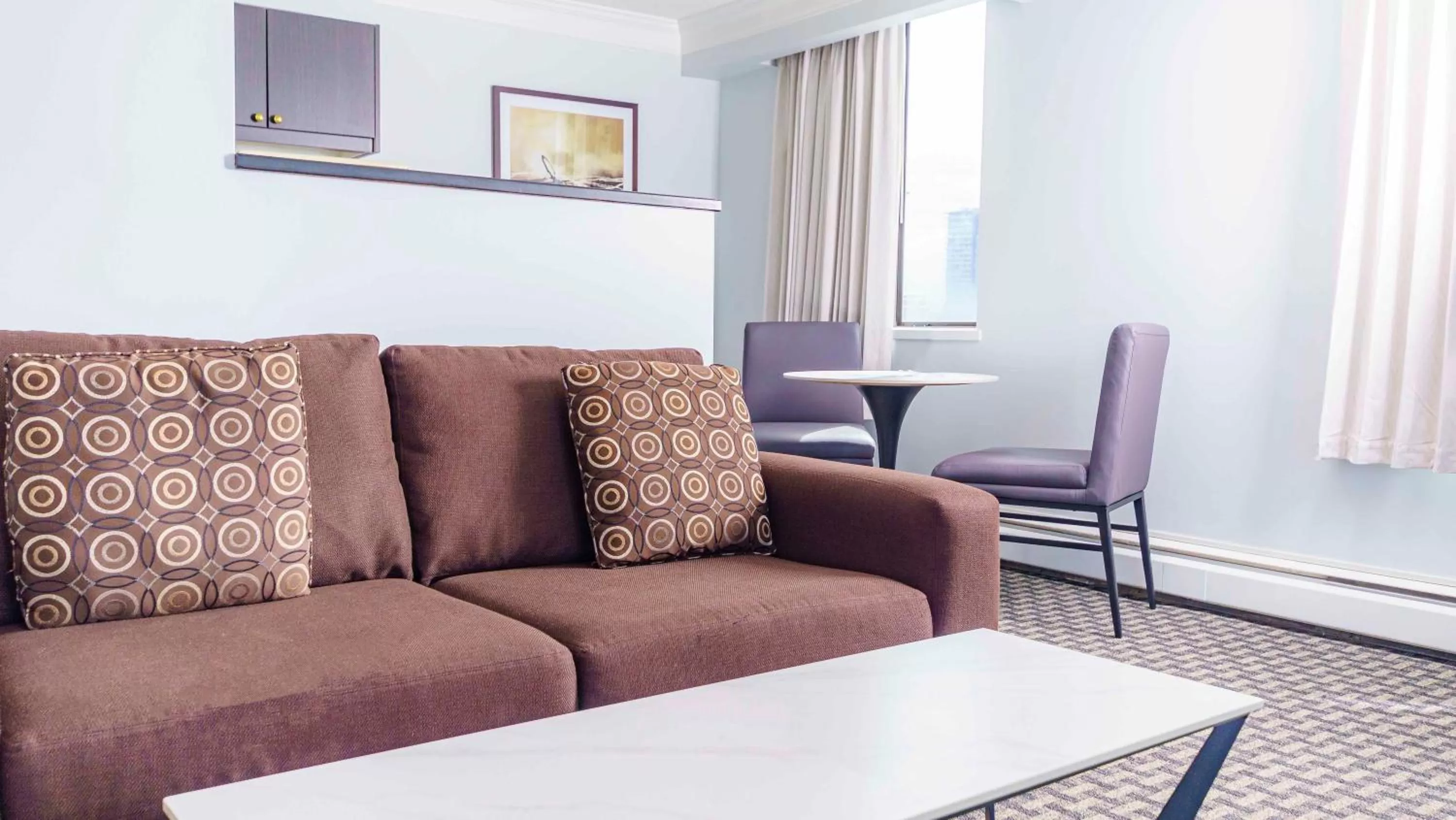 Seating area in Century Plaza Hotel