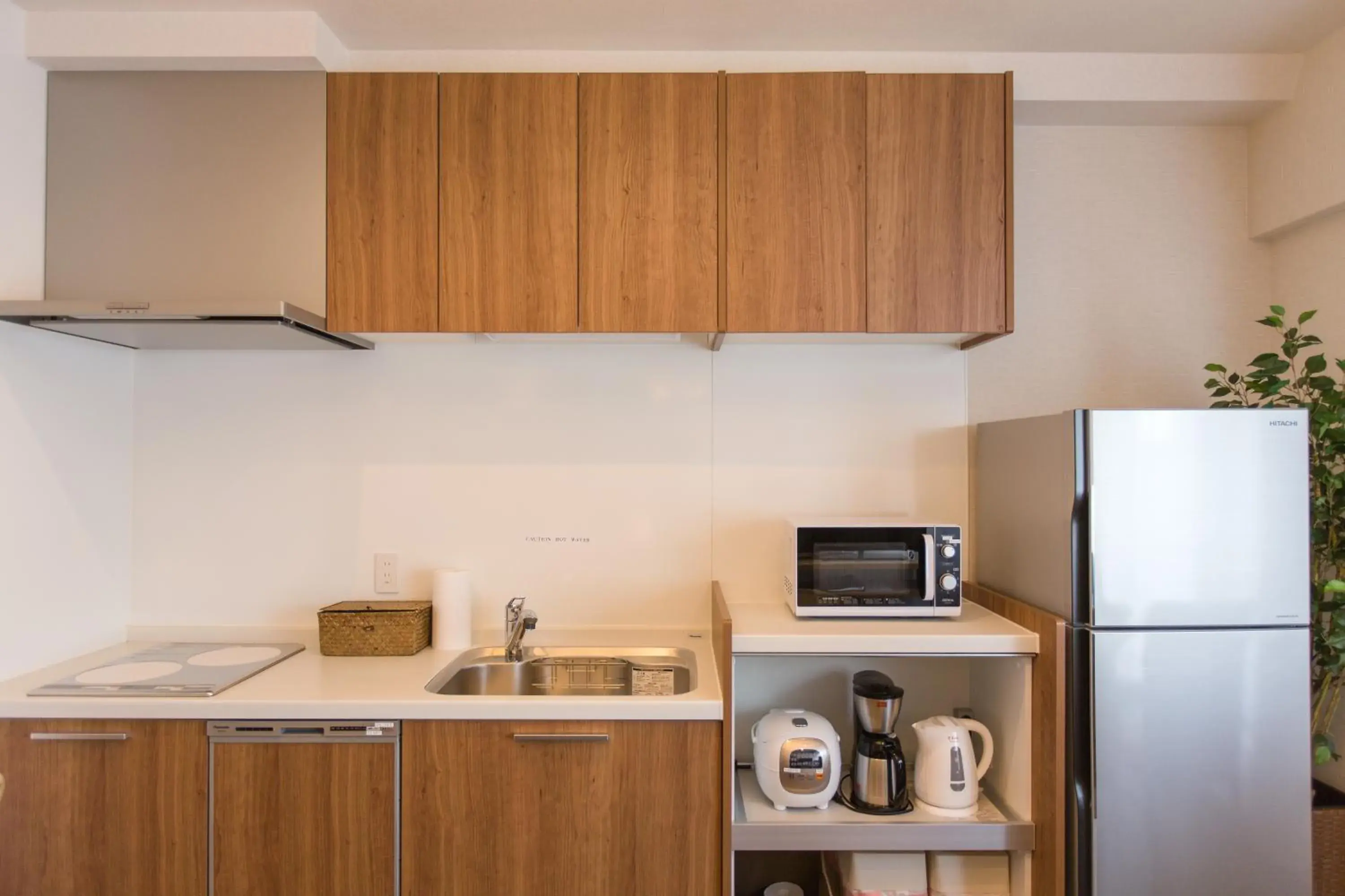 Kitchen or kitchenette in R&Run Kyoto Serviced Apartment & Suites