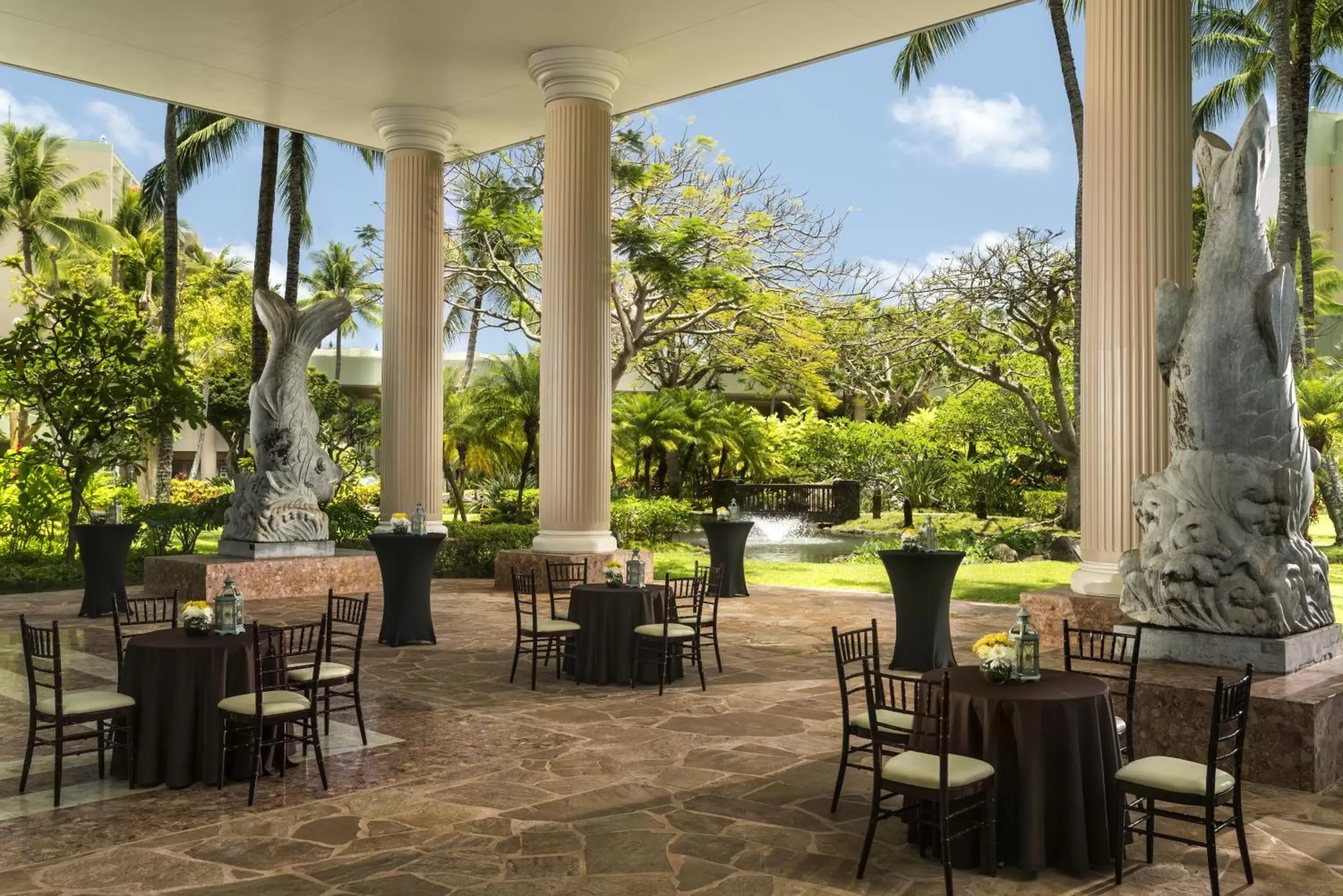 Patio, Restaurant/Places to Eat in The Royal Sonesta Kauai Resort Lihue