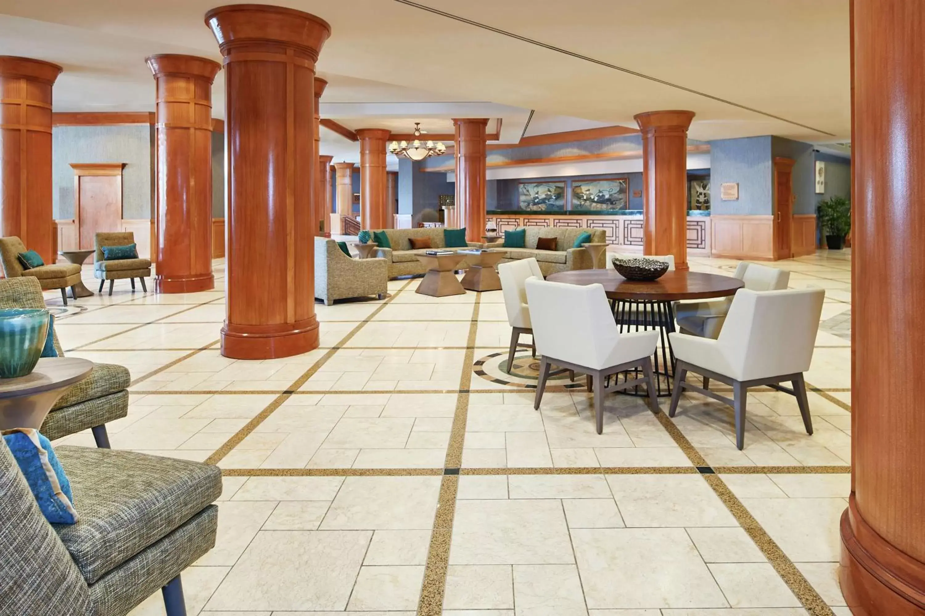 Lobby or reception in Hilton Anchorage