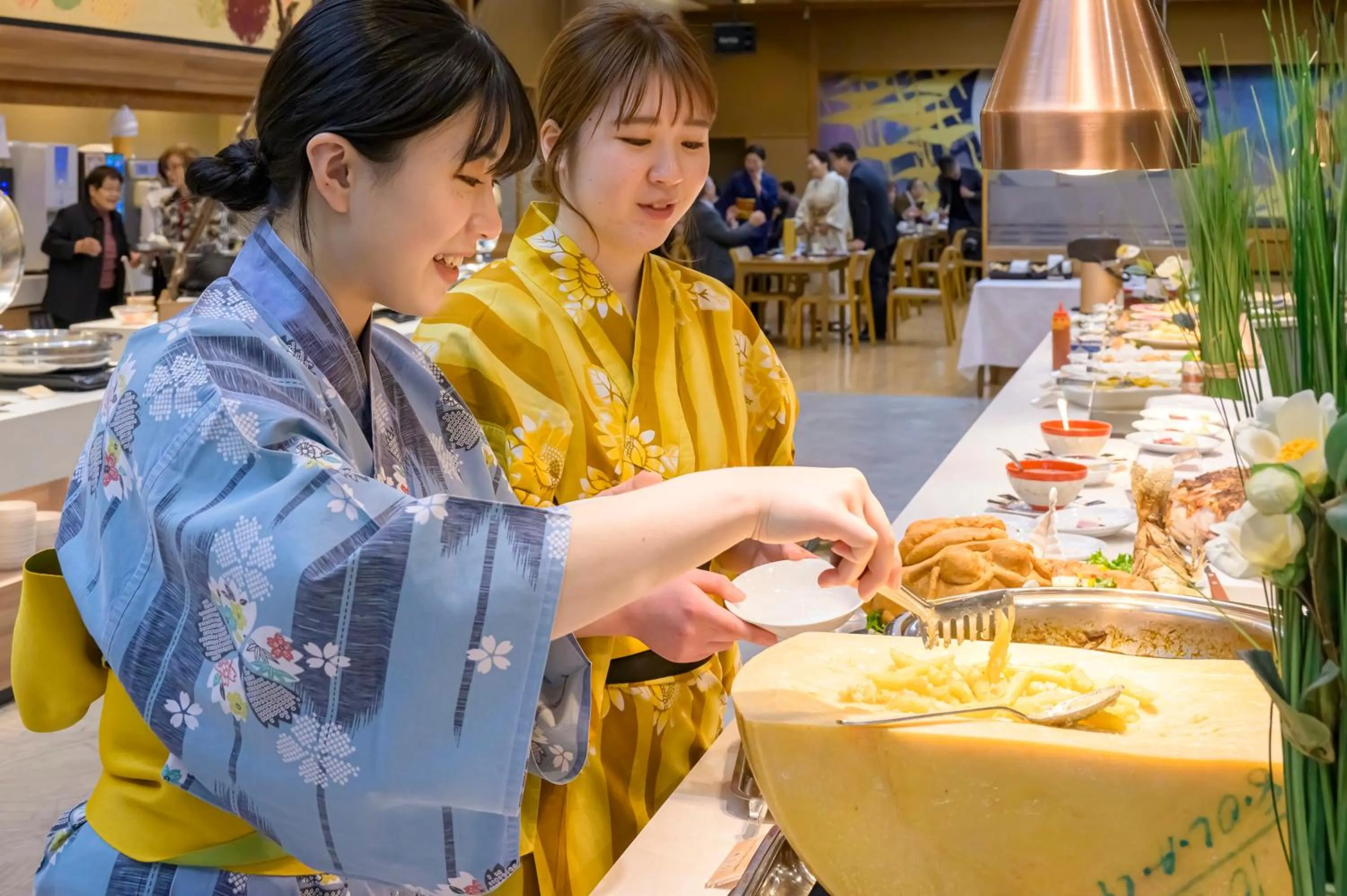 Food and drinks in Senkeien Tsukioka Hotel