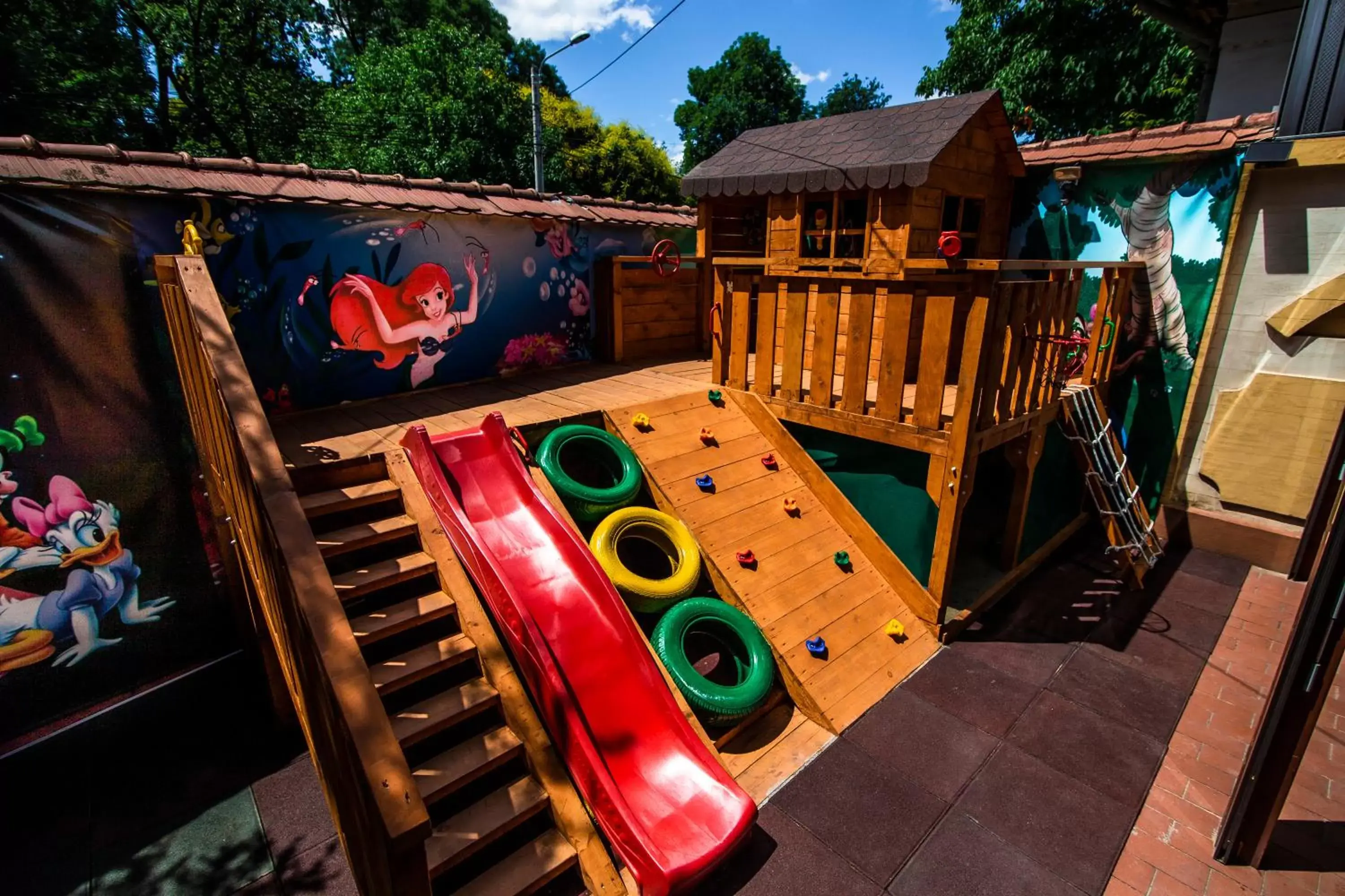 Children play ground in Hotel Golden House