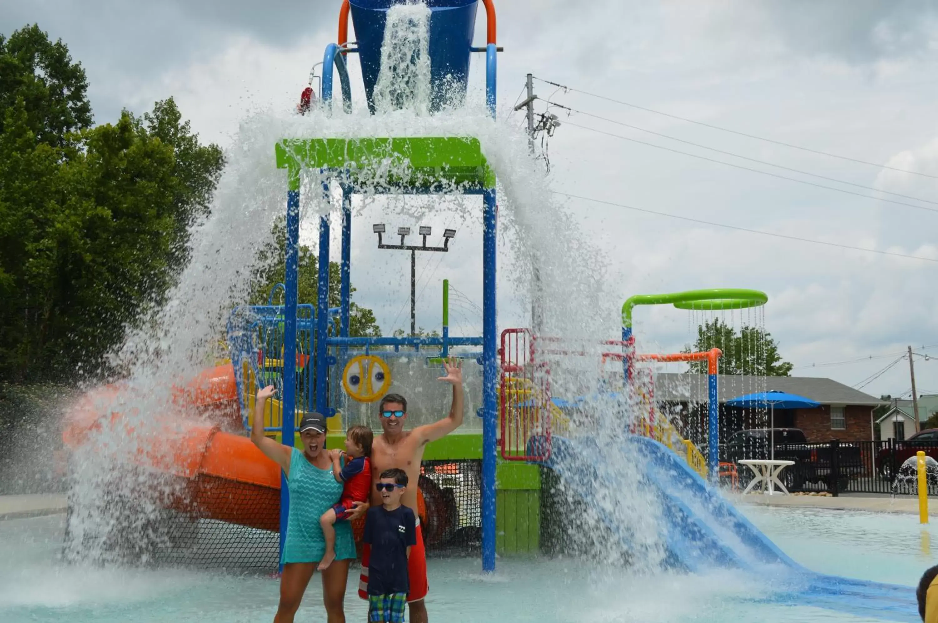 Aqua park in Country Cascades Waterpark Resort