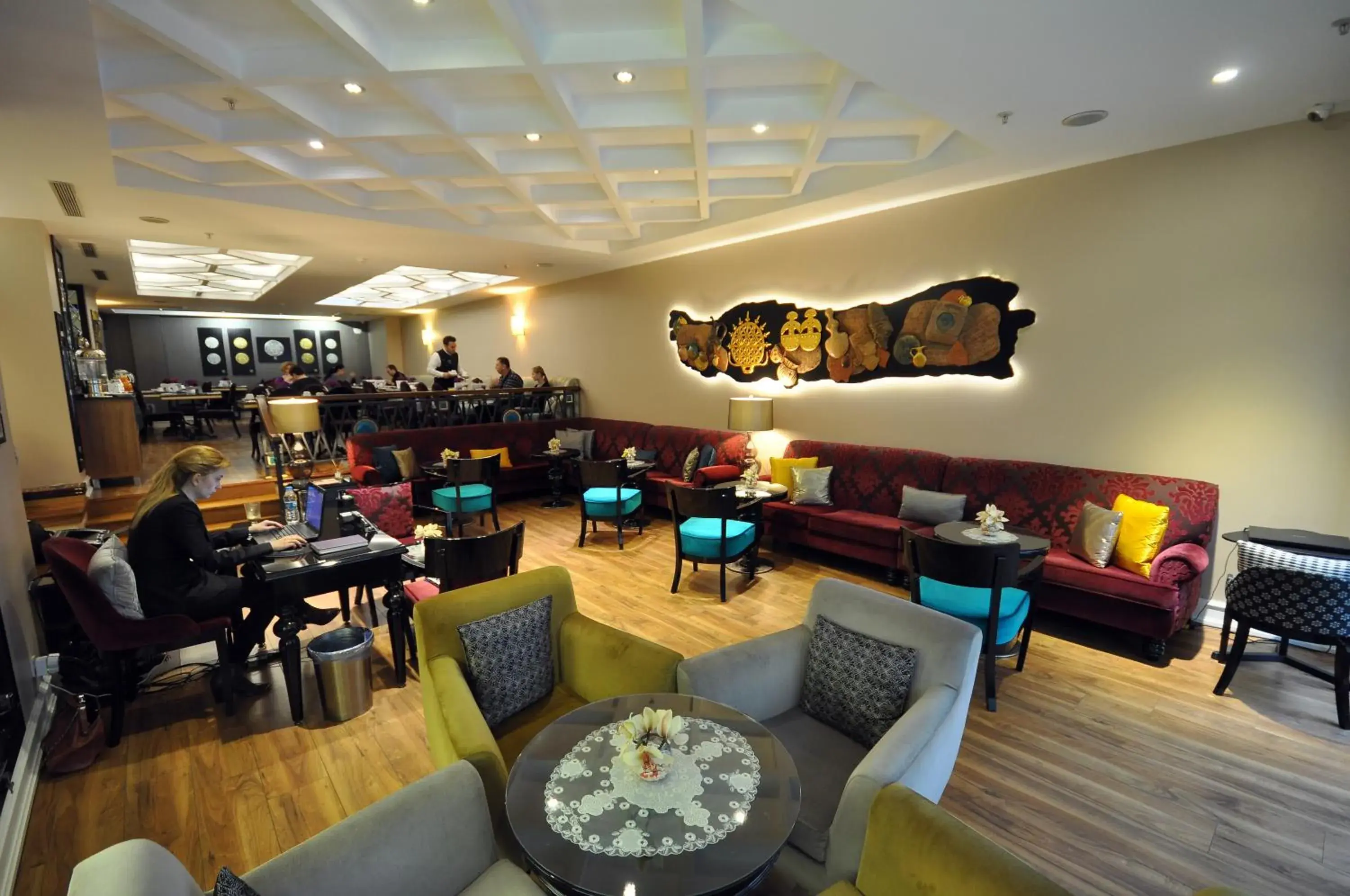 Lounge or bar, Restaurant/Places to Eat in Neorion Hotel - Special Class