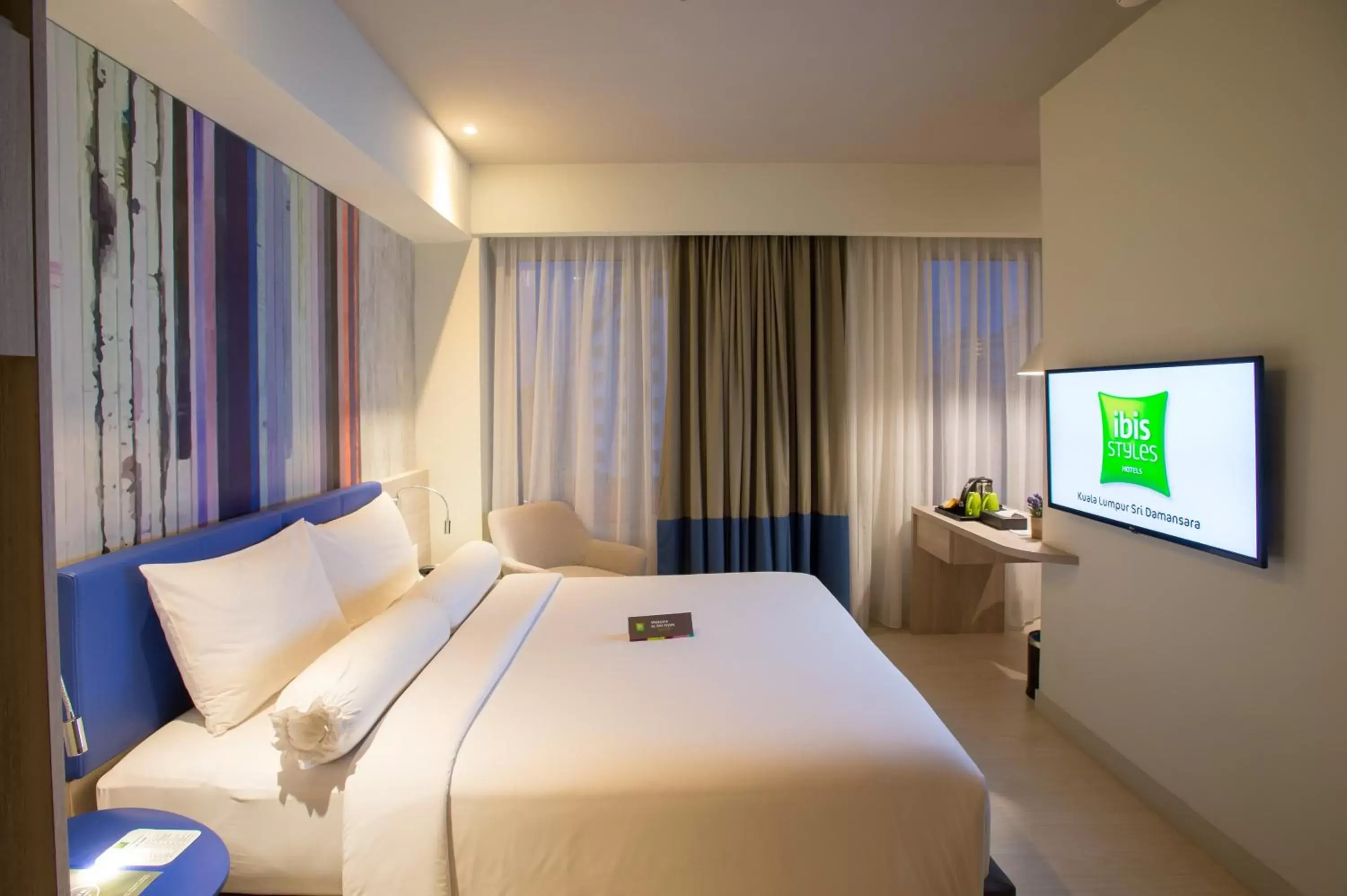 Bedroom, Bed in ibis Styles Kuala Lumpur Sri Damansara