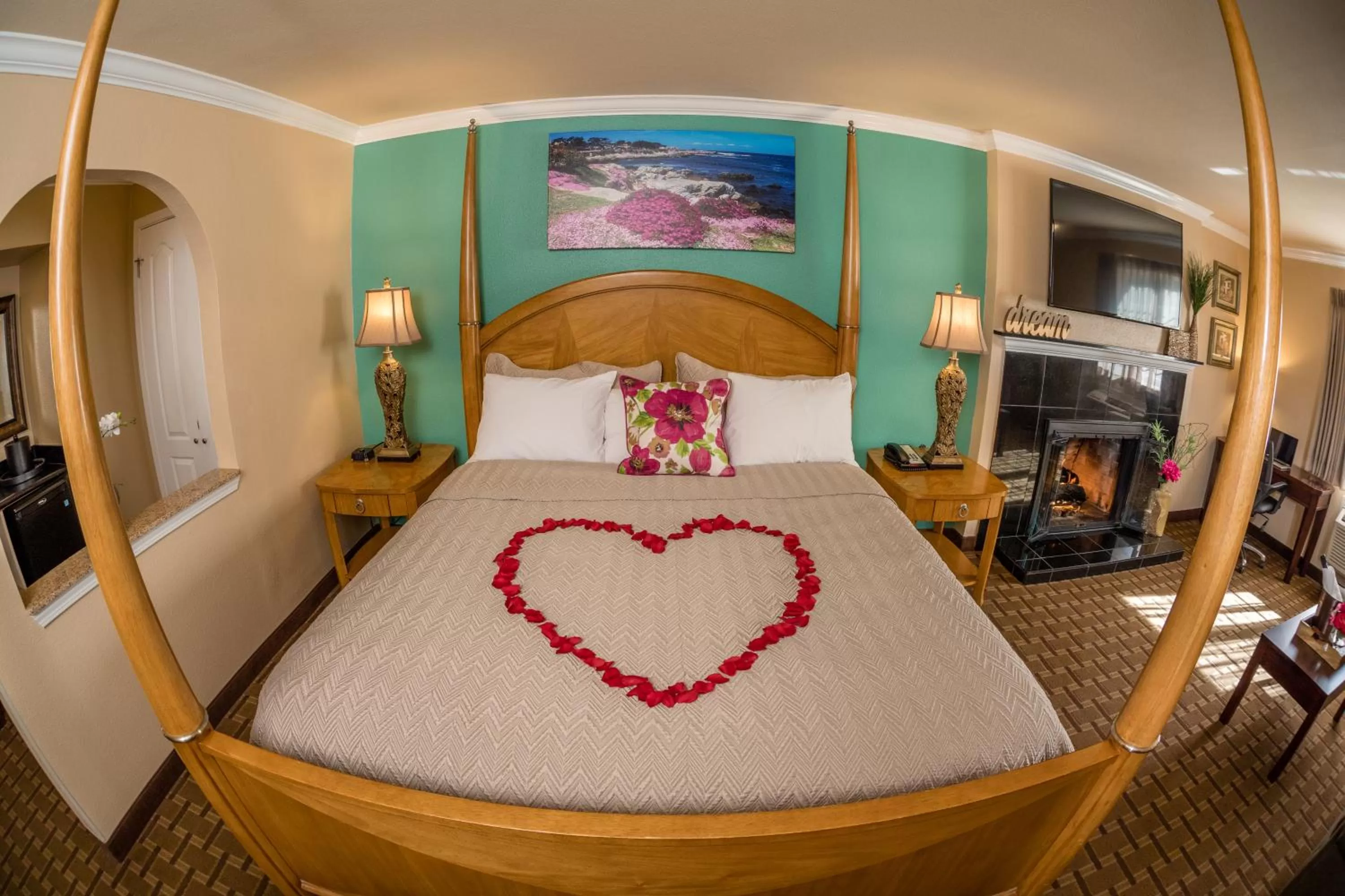 Bed in Stage Coach Lodge