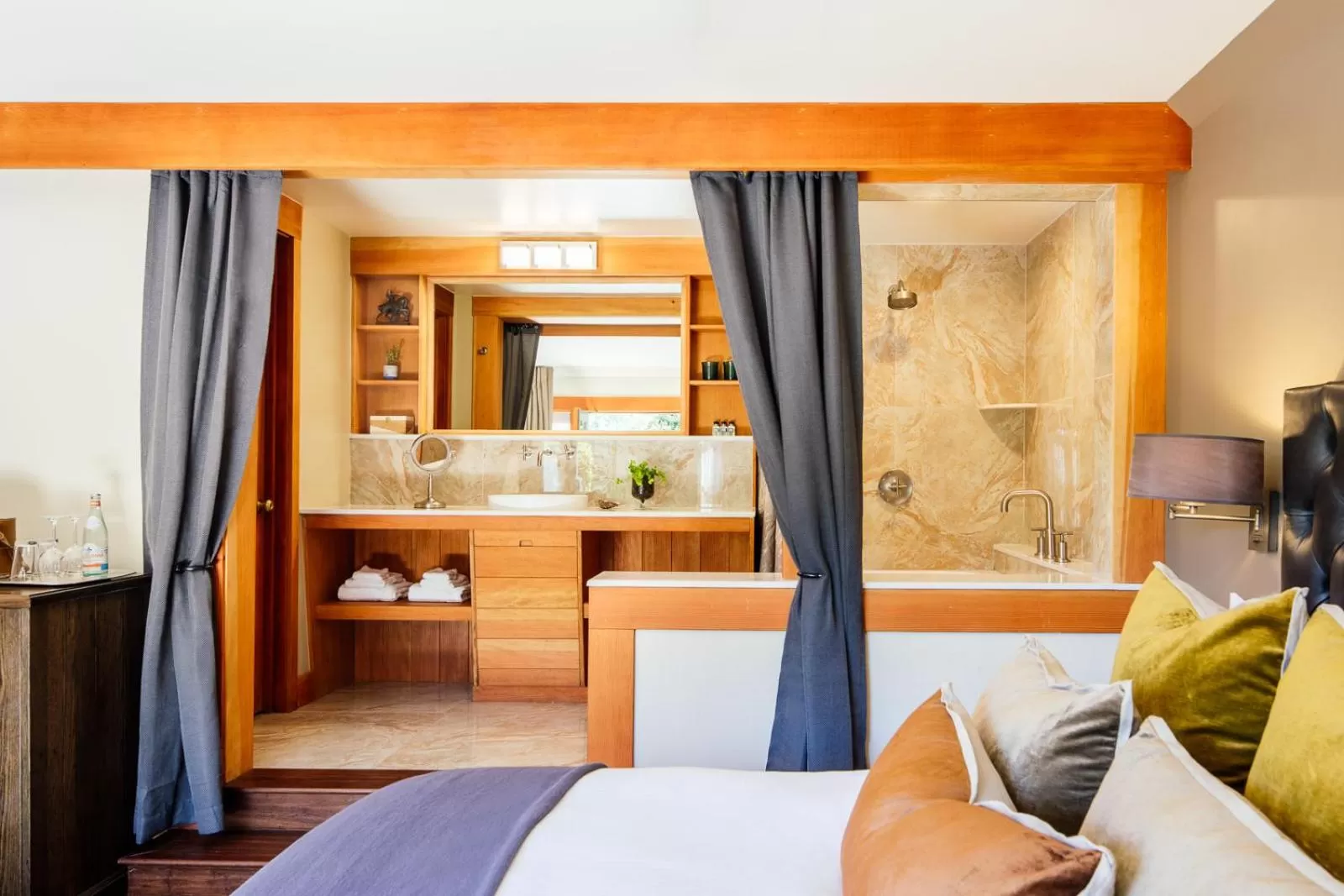 Bed in Olema House at Point Reyes