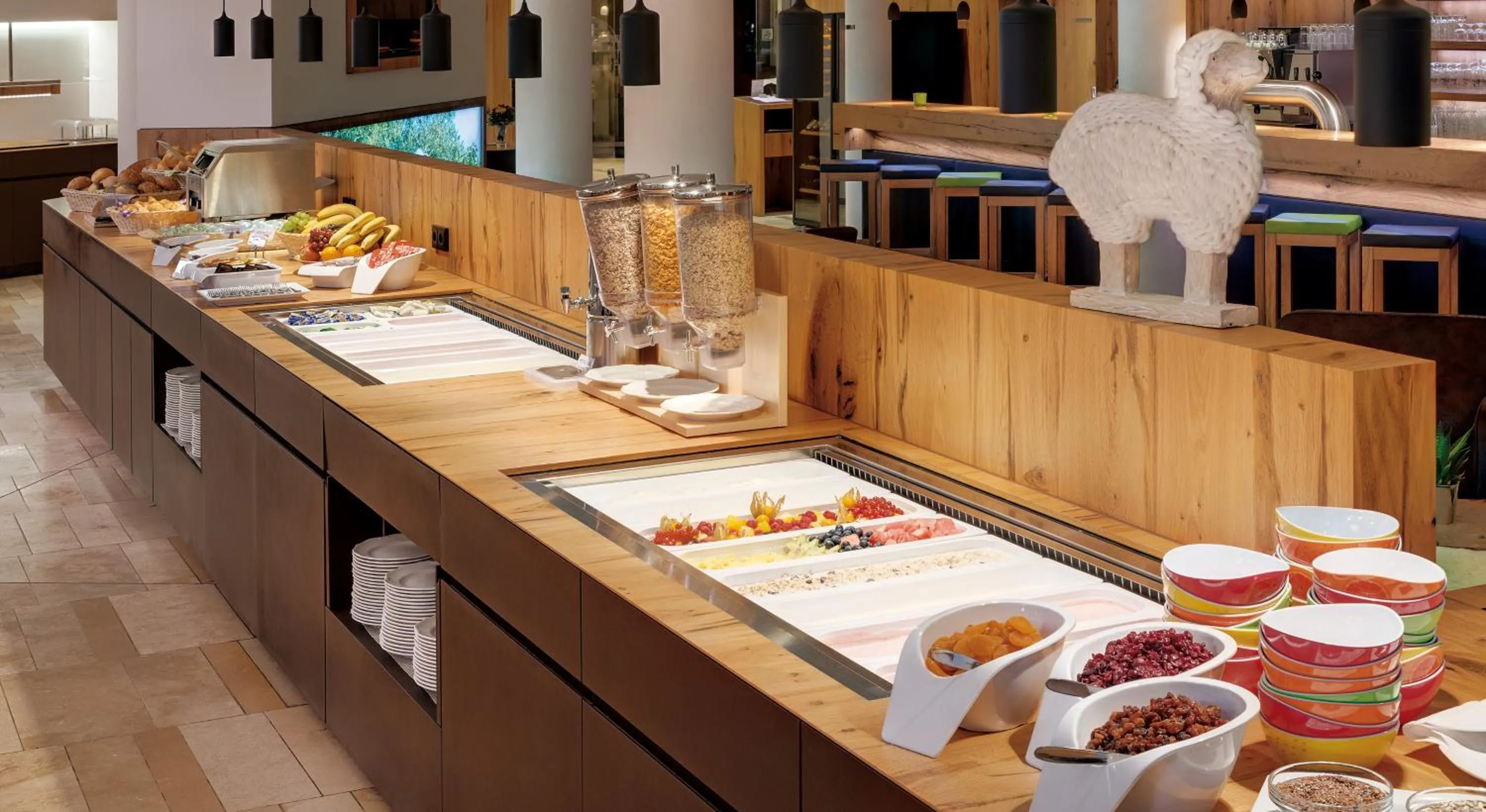 Buffet breakfast in Nells Park Hotel