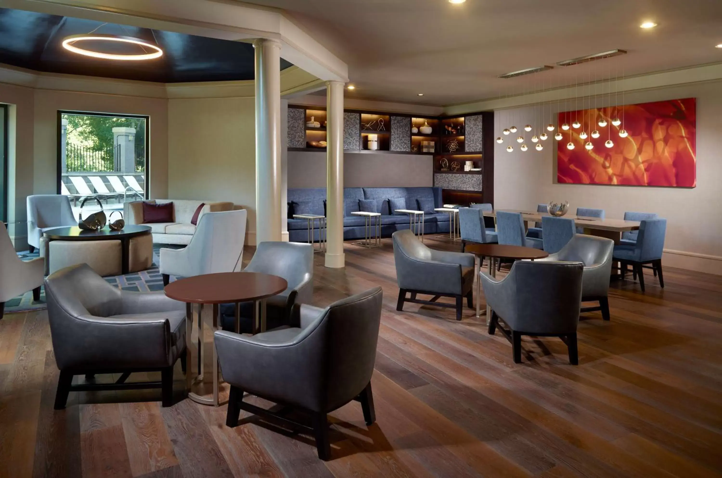 Lobby or reception, Lounge/Bar in Hilton Atlanta Northeast